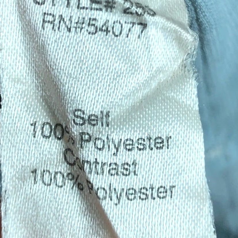 Vintage CAbi Blouse Women Blue Gray Scoop Neck Sleeveless Lightweight Sheer Tunic Medium Size M / US 6-8 / IT 42-44 - 7 Thumbnail