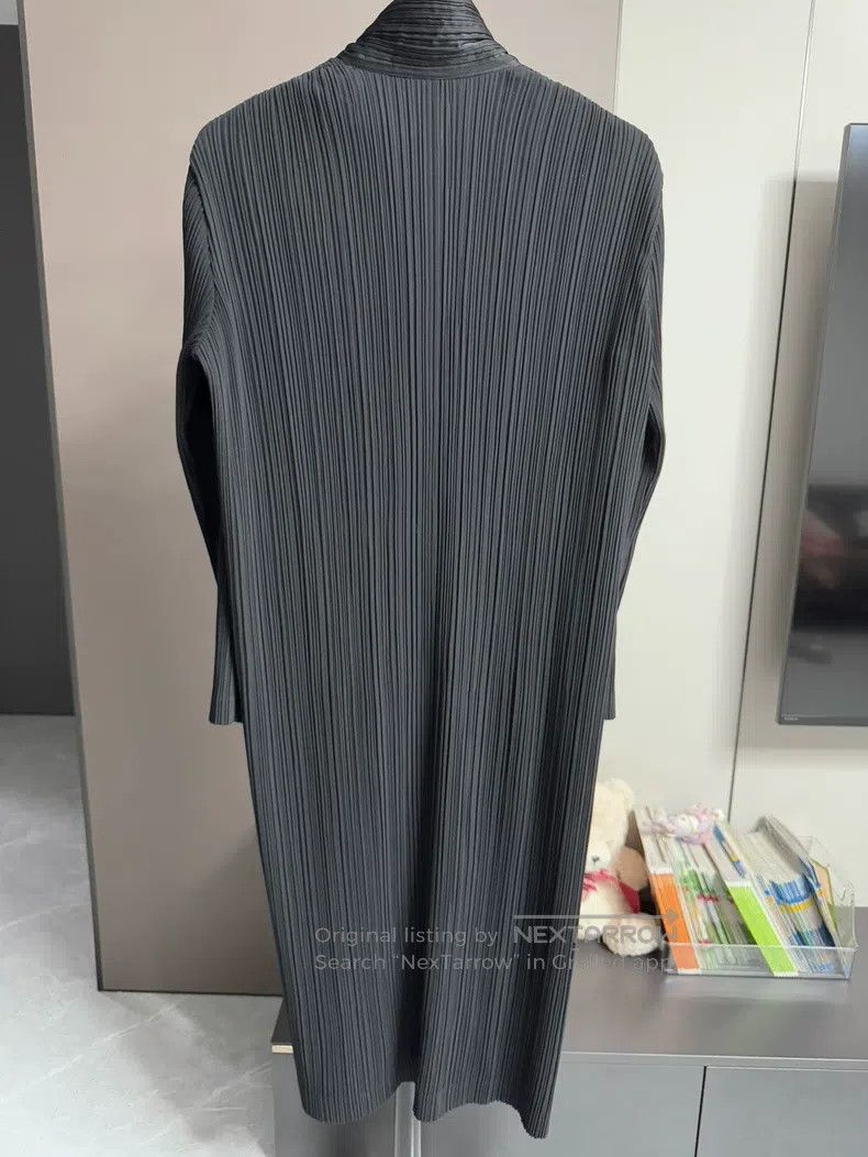 Issey Miyake Issey Miyake Main Line Vintage Toothpick-pleated Trench Co Size L / US 10 / IT 46 - 3 Thumbnail