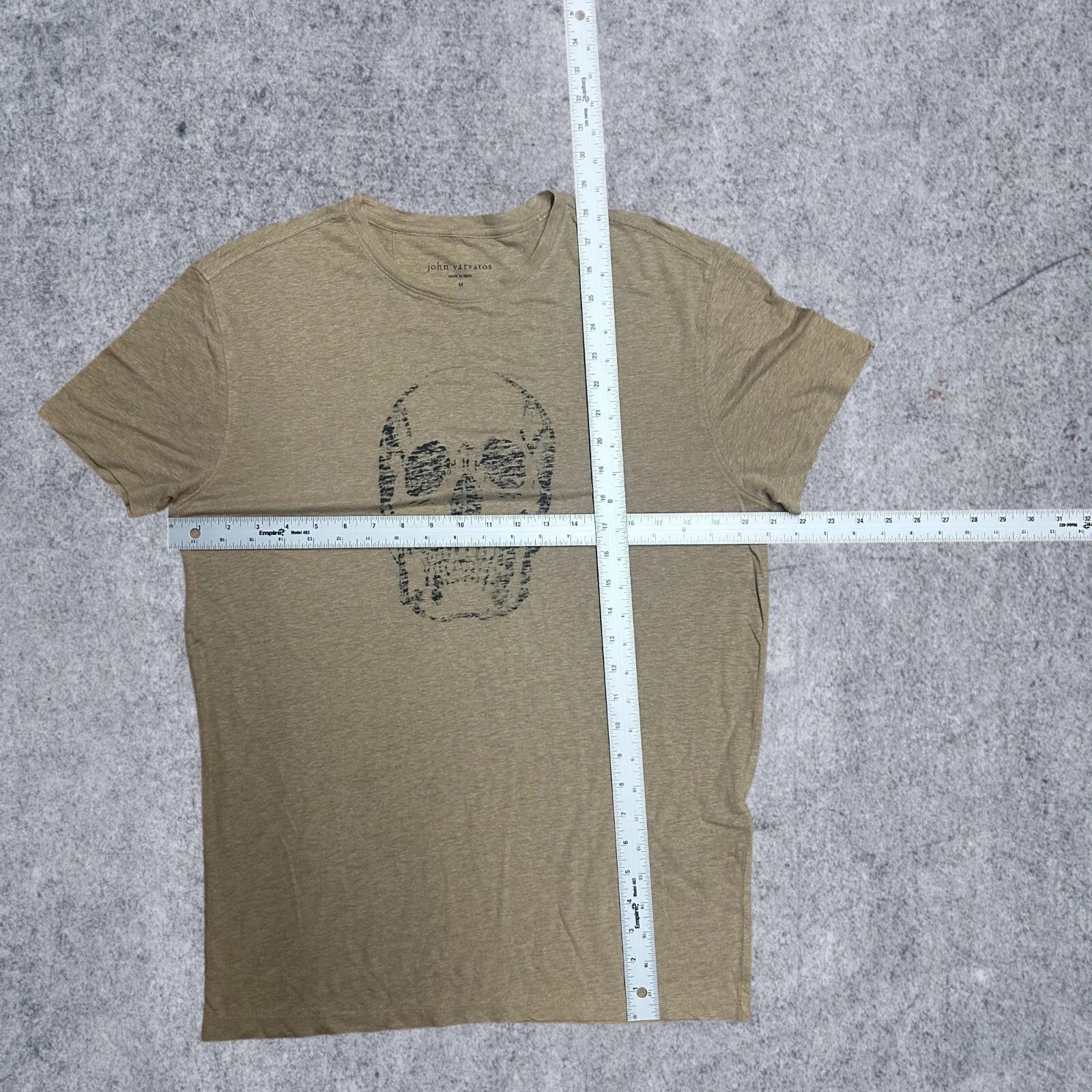 John Varvatos John Varvatos Skull Brown Shirt Medium Size US M / EU 48-50 / 2 - 3 Thumbnail