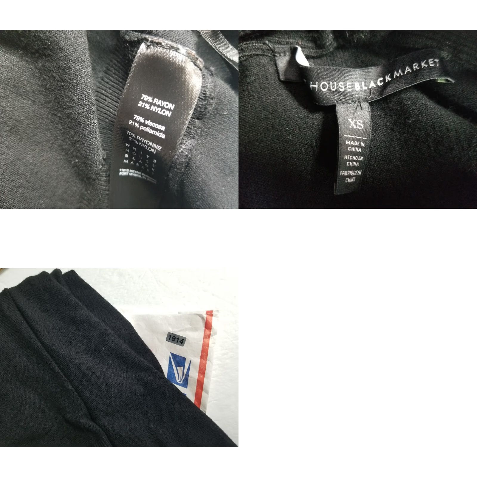 White House Black Market White House Black Market Cardigan Women's XS Open Front Button Sleeve Black Knit Size XS / US 0-2 / IT 36-38 - 8 Thumbnail