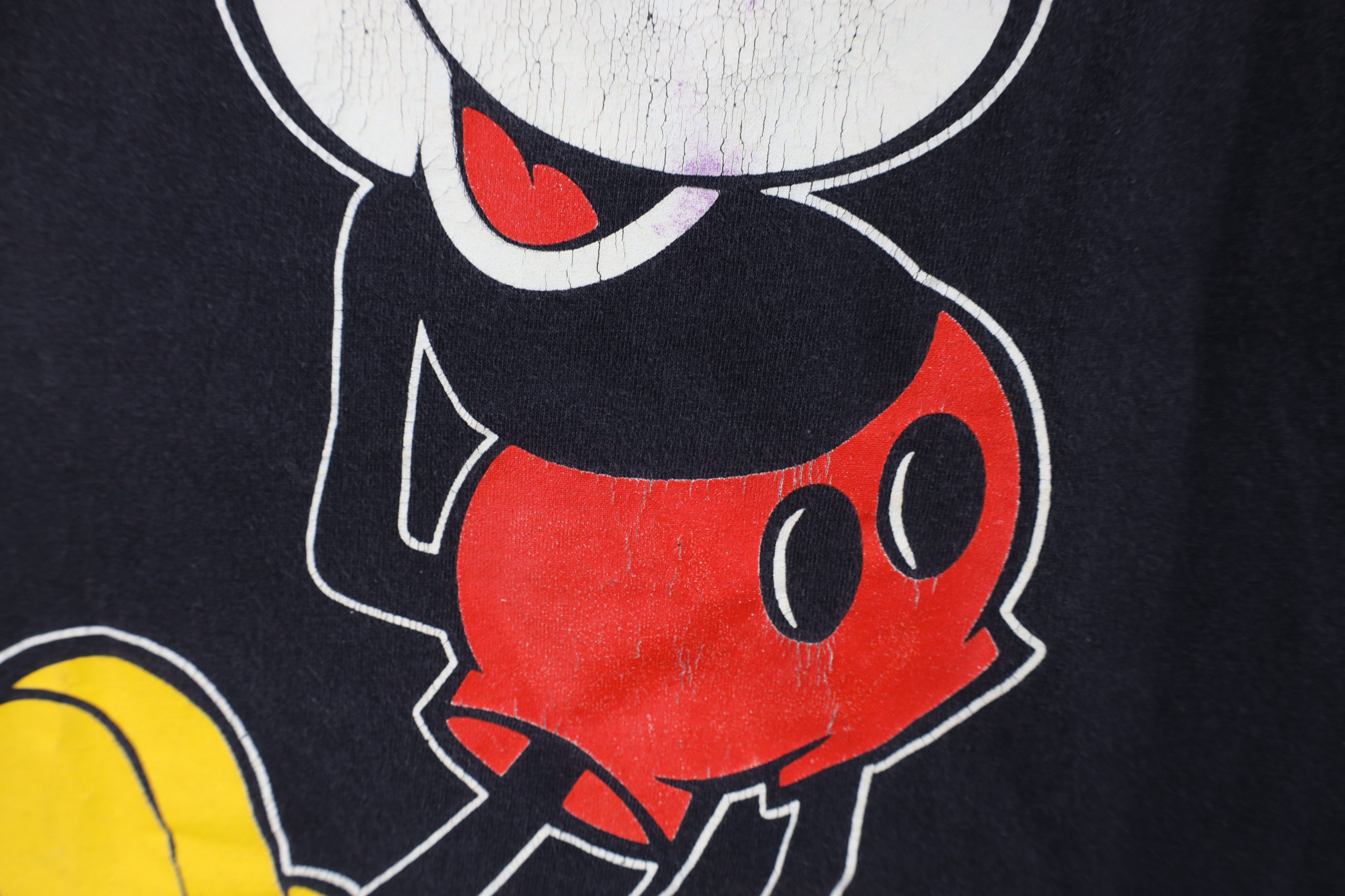 Disney × Vintage Vintage 80s 90s Disney Mickey Mouse Big Logo T-Shirt USA Size US S / EU 44-46 / 1 - 5 Thumbnail