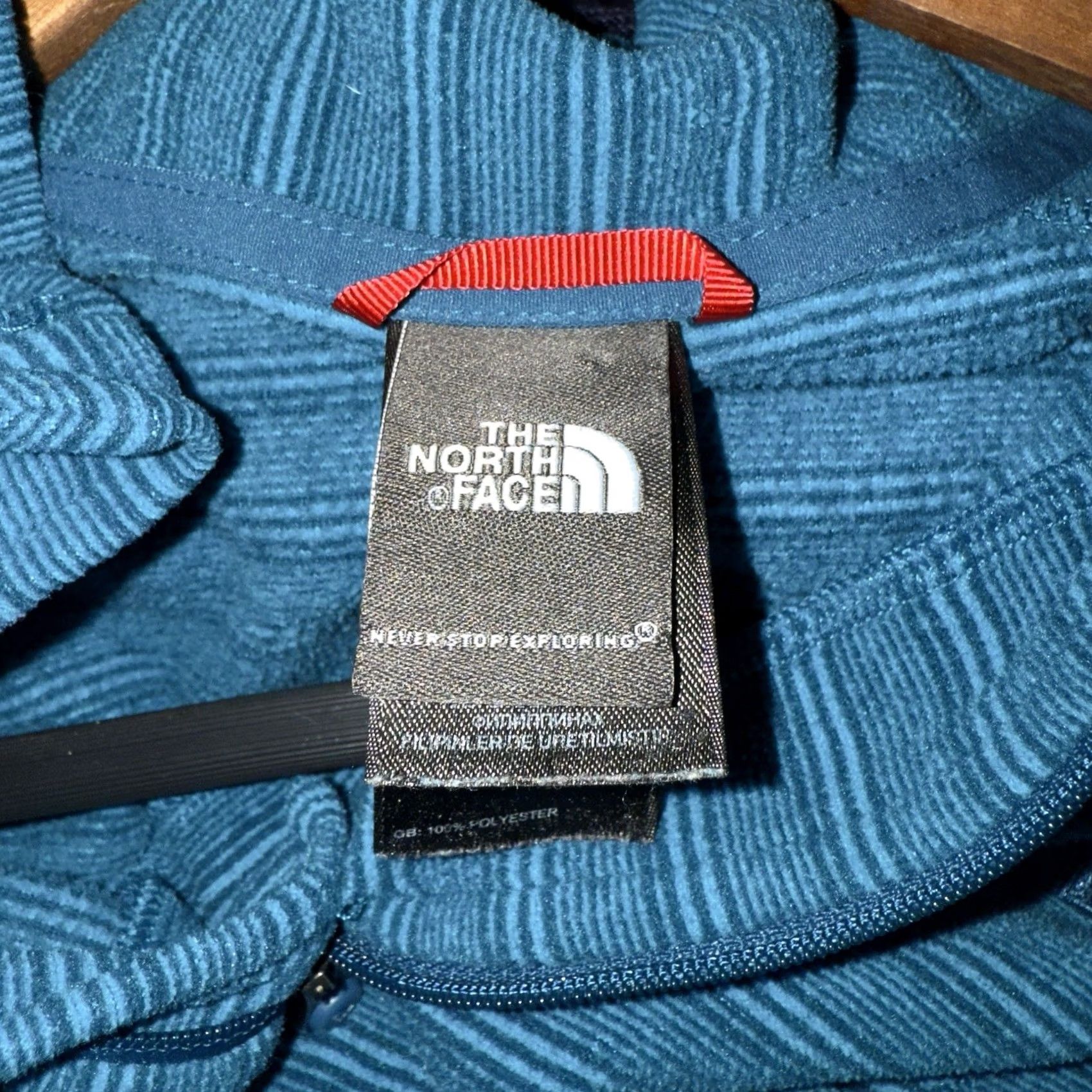 The North Face The North Face Pullover Hoodie Womens Size L Blue Half-Zip 100% Polyester Size L / US 10 / IT 46 - 4 Thumbnail