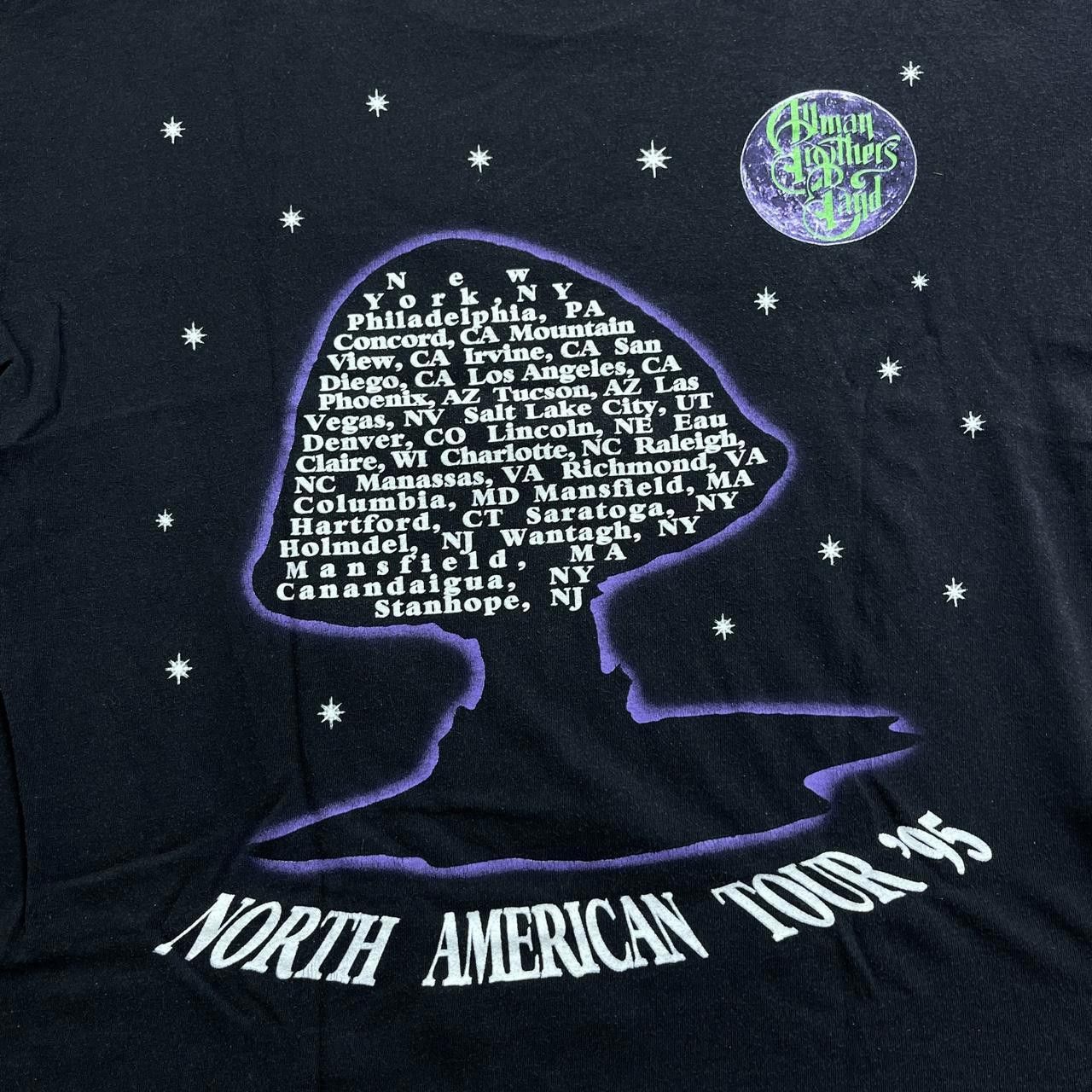 Designer 90s Allman Brothers Band 2nd Set Tour tee Size US XL / EU 56 / 4 - 4 Thumbnail