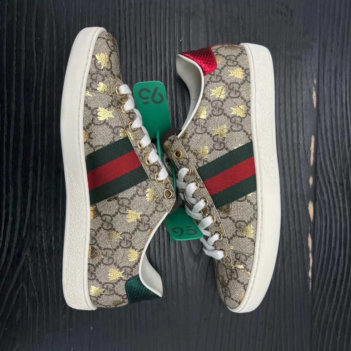 Gucci Gucci Ace Ebony All Over Print 37 Size US 6.5 / IT 36.5 - 2 Thumbnail