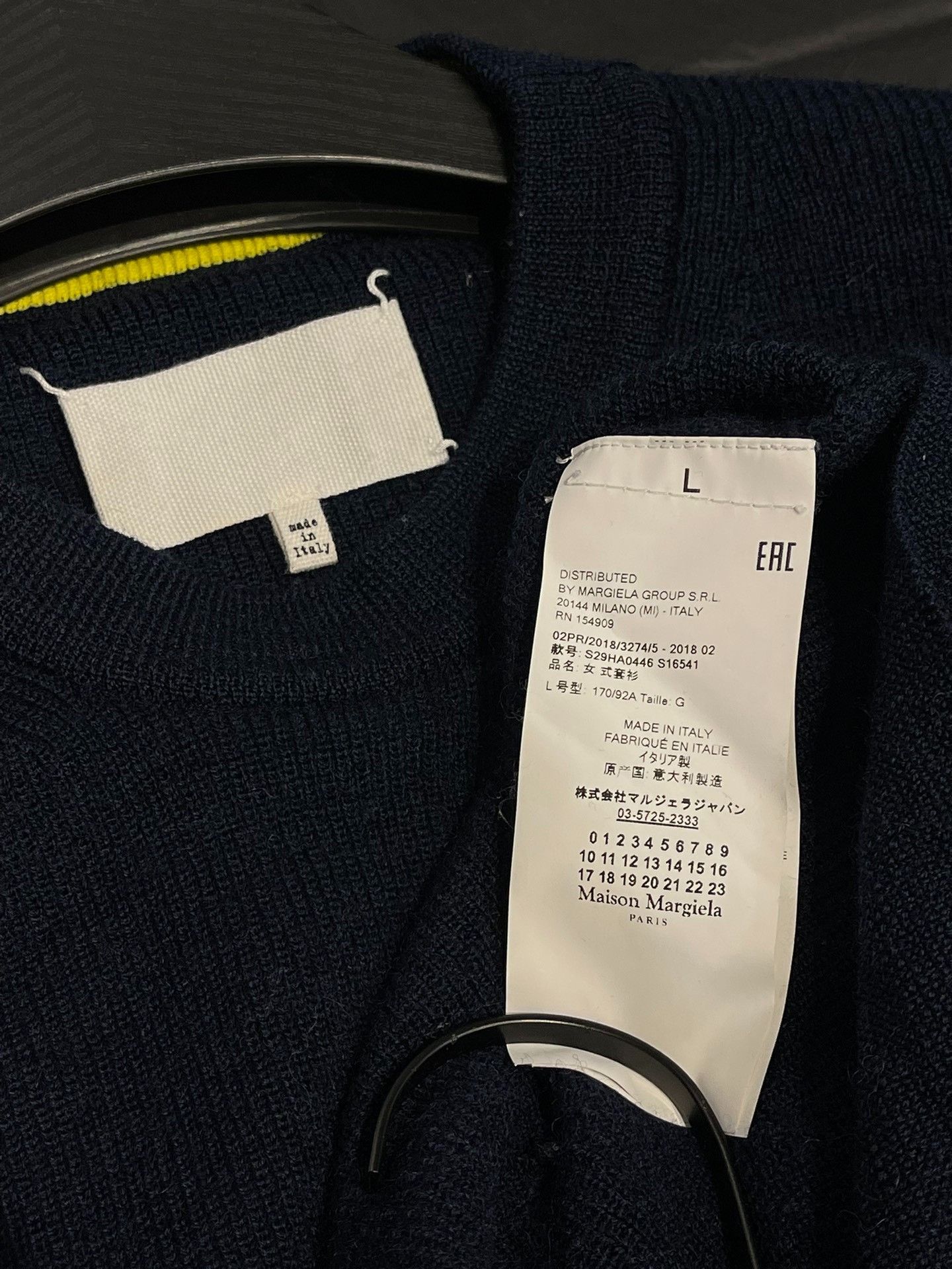 Maison Margiela Maison Margiela White Label · Main Line Sweater 2501-Nextar Size US L / EU 52-54 / 3 - 6 Thumbnail
