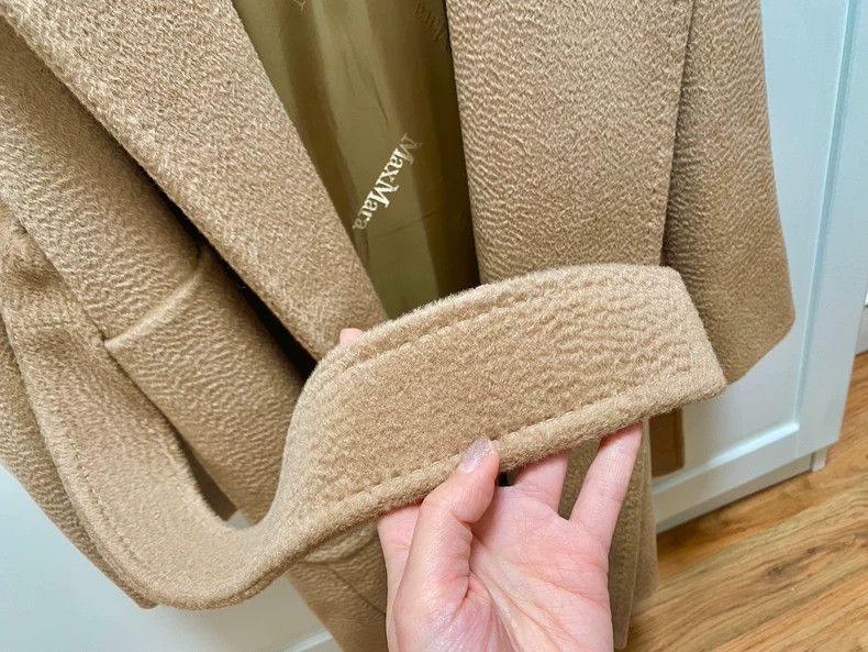Max Mara Max Mara 100% Camel Hair Water Ripple Size S / US 4 / IT 40 - 9 Thumbnail