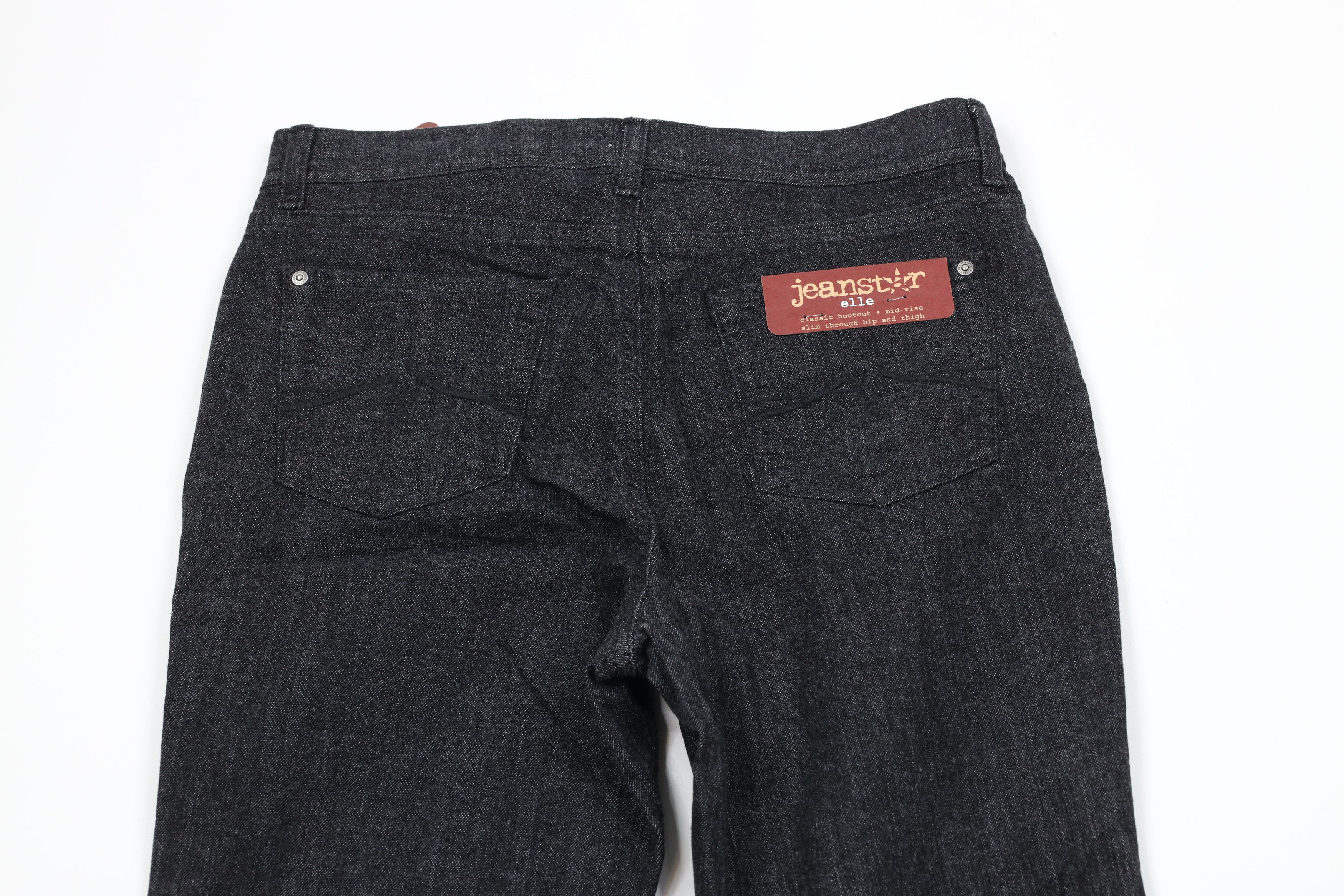 Vintage Deadstock Vintage Y2K Babydoll Wide Leg Denim Jeans Black Size 32" / US 10 / IT 46 - 11 Thumbnail