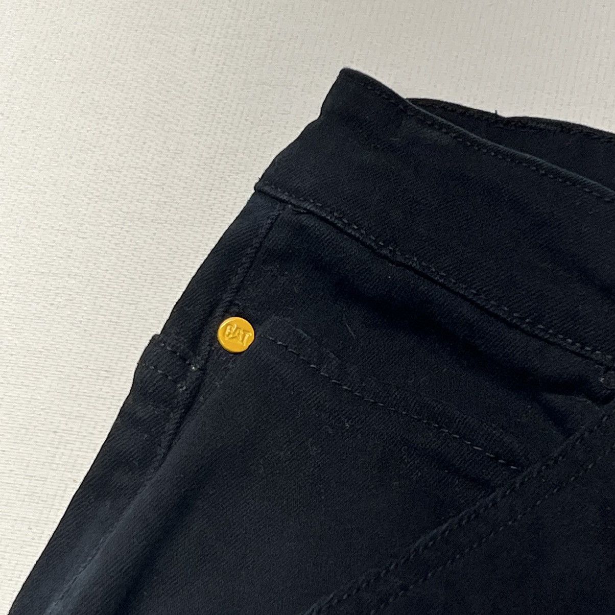Caterpillar Cat Caterpillar Pants Black Carpenter Double Knee Workwear Size US 36 / EU 52 - 7 Thumbnail