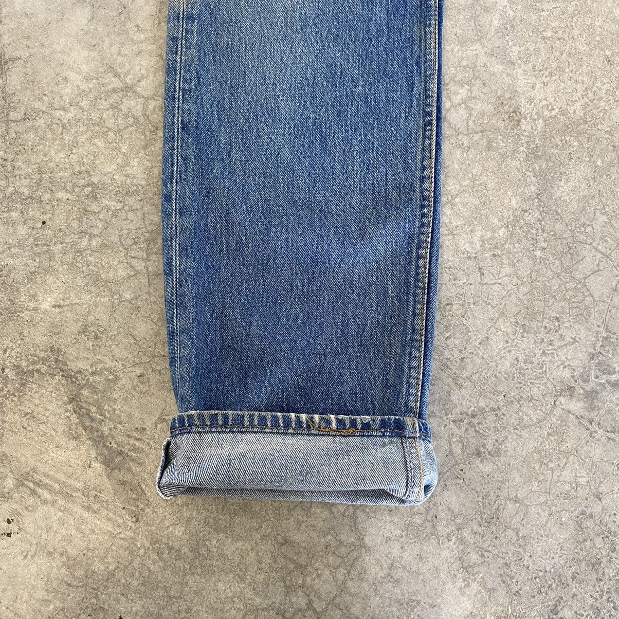 Levi's Vintage 90’s Levis 501 Faded Rusty Blue Jeans Size US 32 / EU 48 - 10 Thumbnail