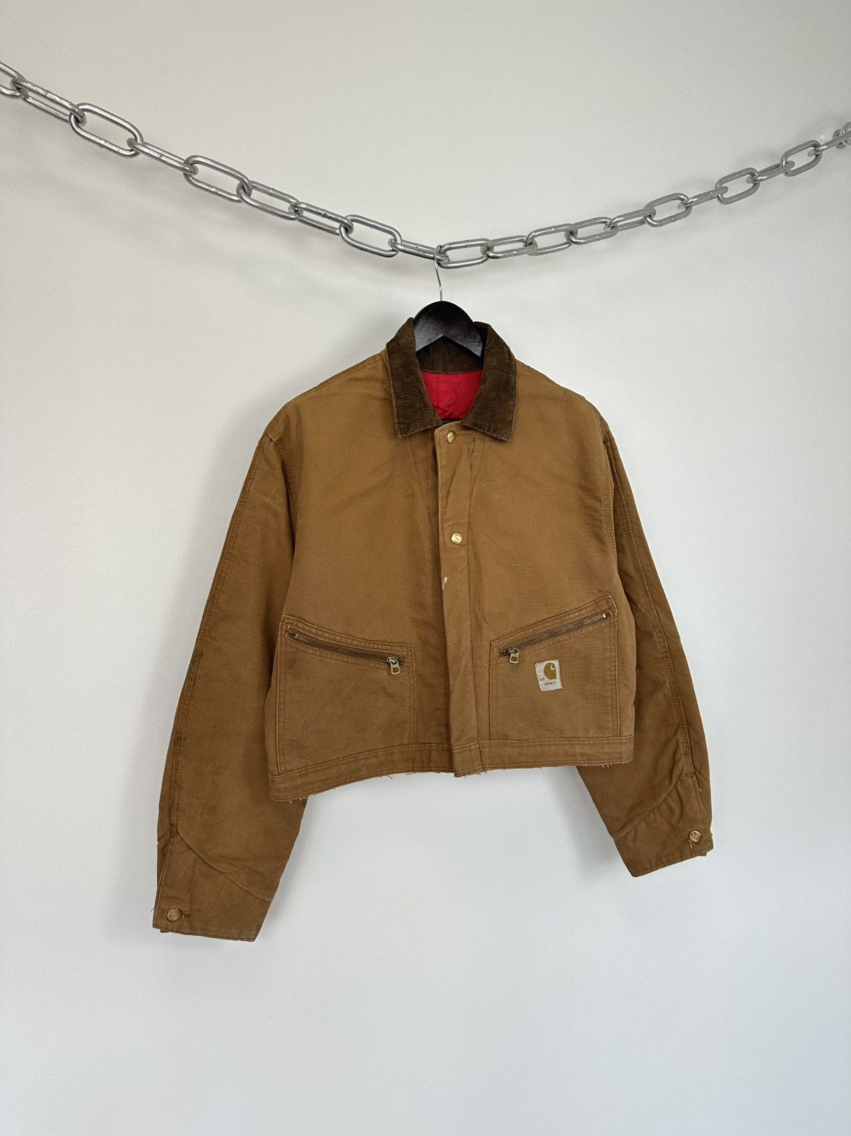 Carhartt Vintage 70s Carhartt USA Cropped Boxy Baggy Detroit Jacket Size US M / EU 48-50 / 2 - 4 Thumbnail