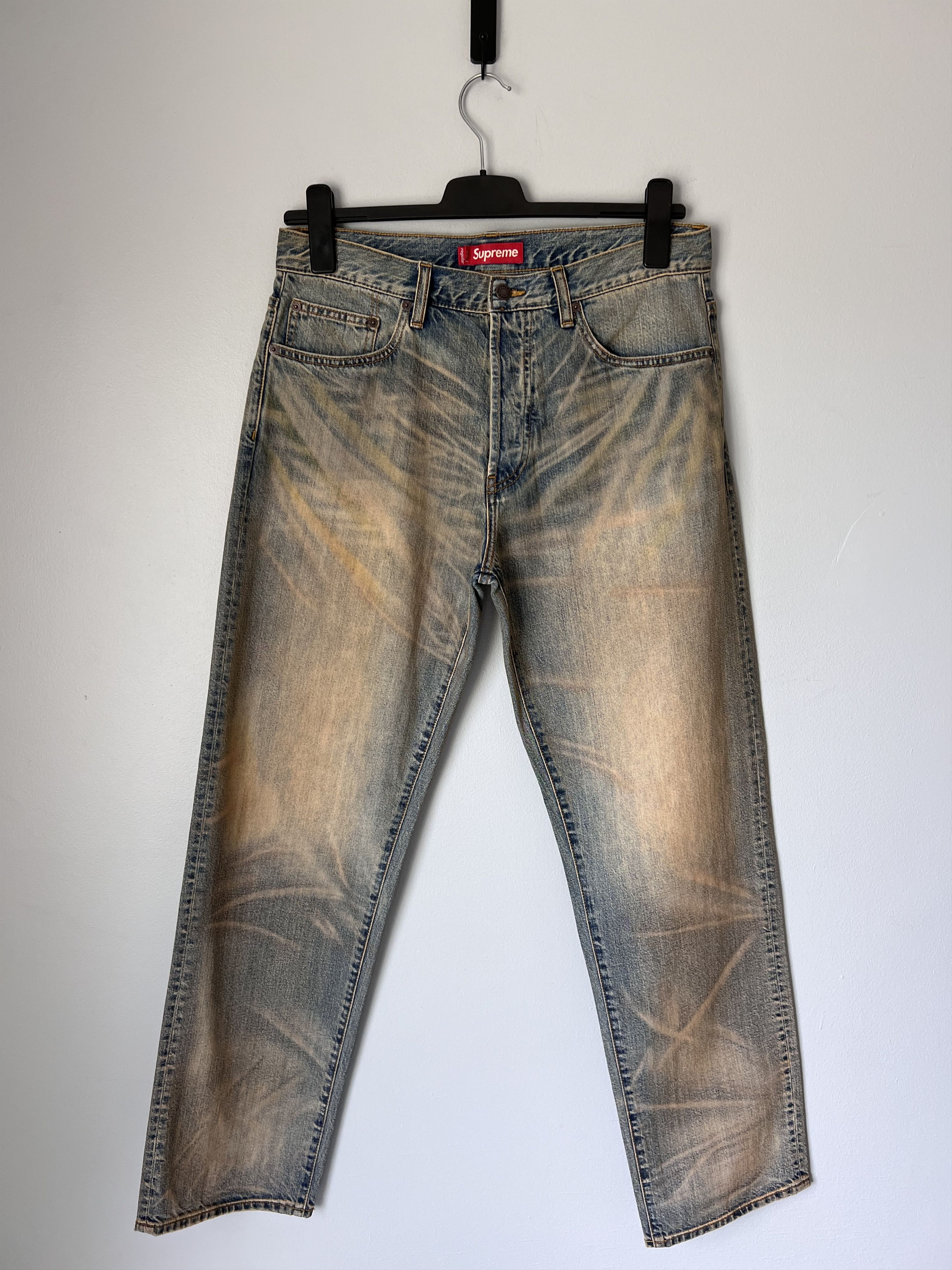 Streetwear × Supreme Supreme Baggy Jeans - Dirty Indigo
