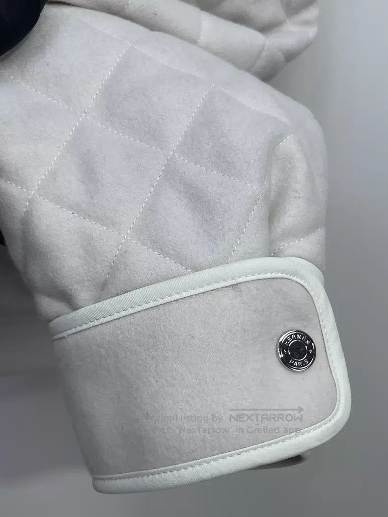 Hermes Hermes Lamb fur collar wool jacket. Size XS / US 0-2 / IT 36-38 - 3 Thumbnail
