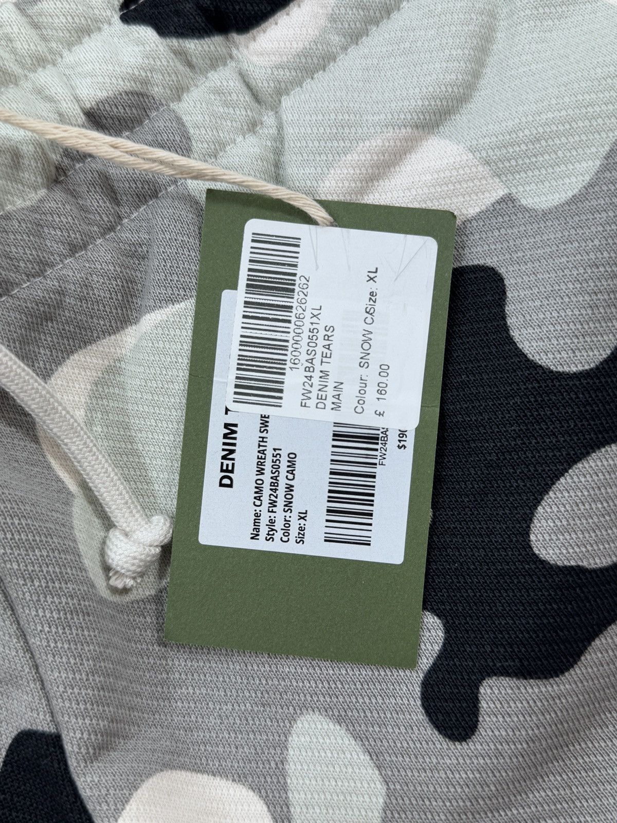 DENIM TEARS CAMOUFLAGE SWEATPANTS Size US 36 / EU 52 - 4 Thumbnail