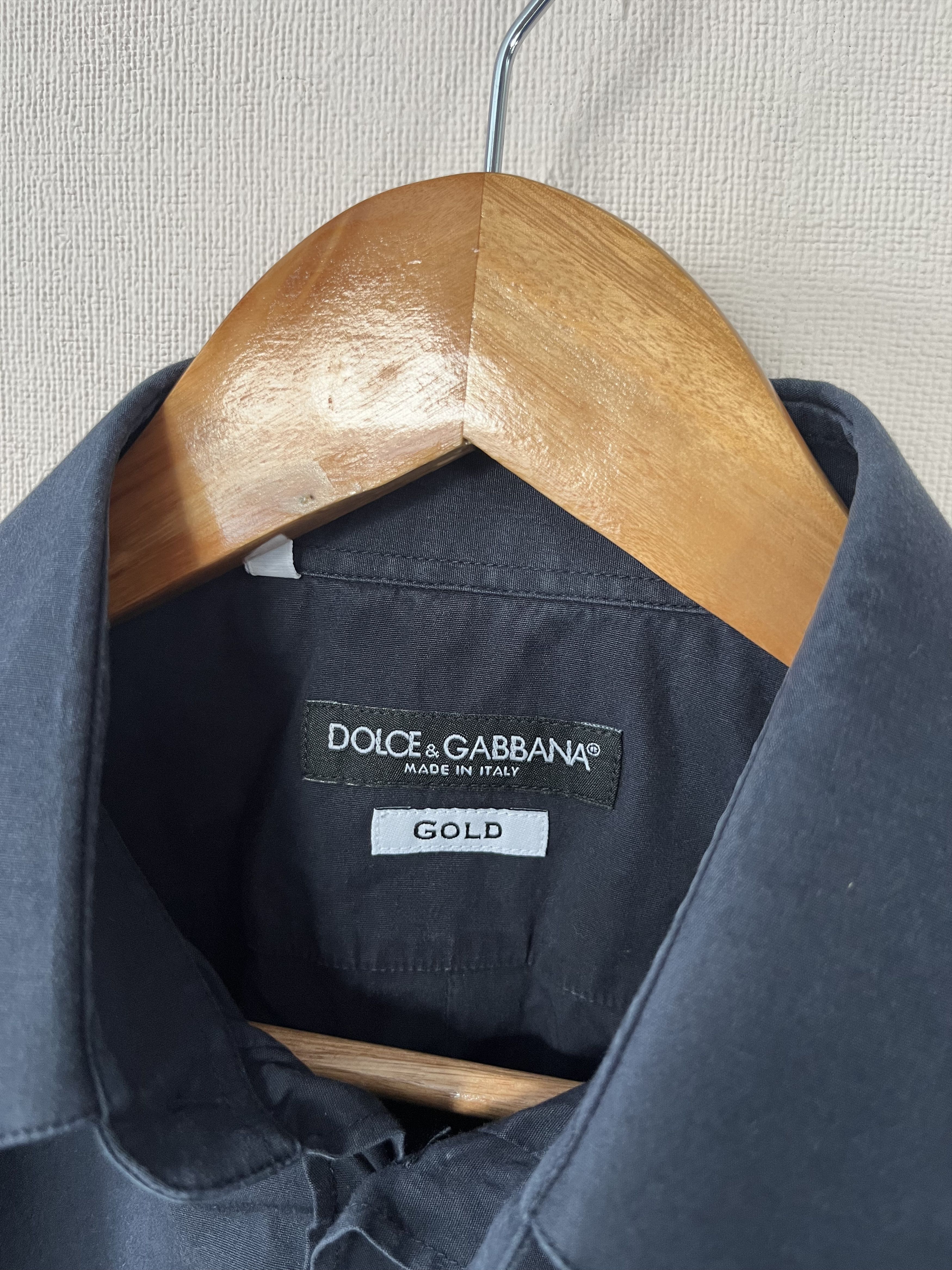 Dolce & Gabbana Dolce Gabbana Gold Black Formal Shirt Button Size 15.5/39 Size US S / EU 44-46 / 1 - 6 Thumbnail