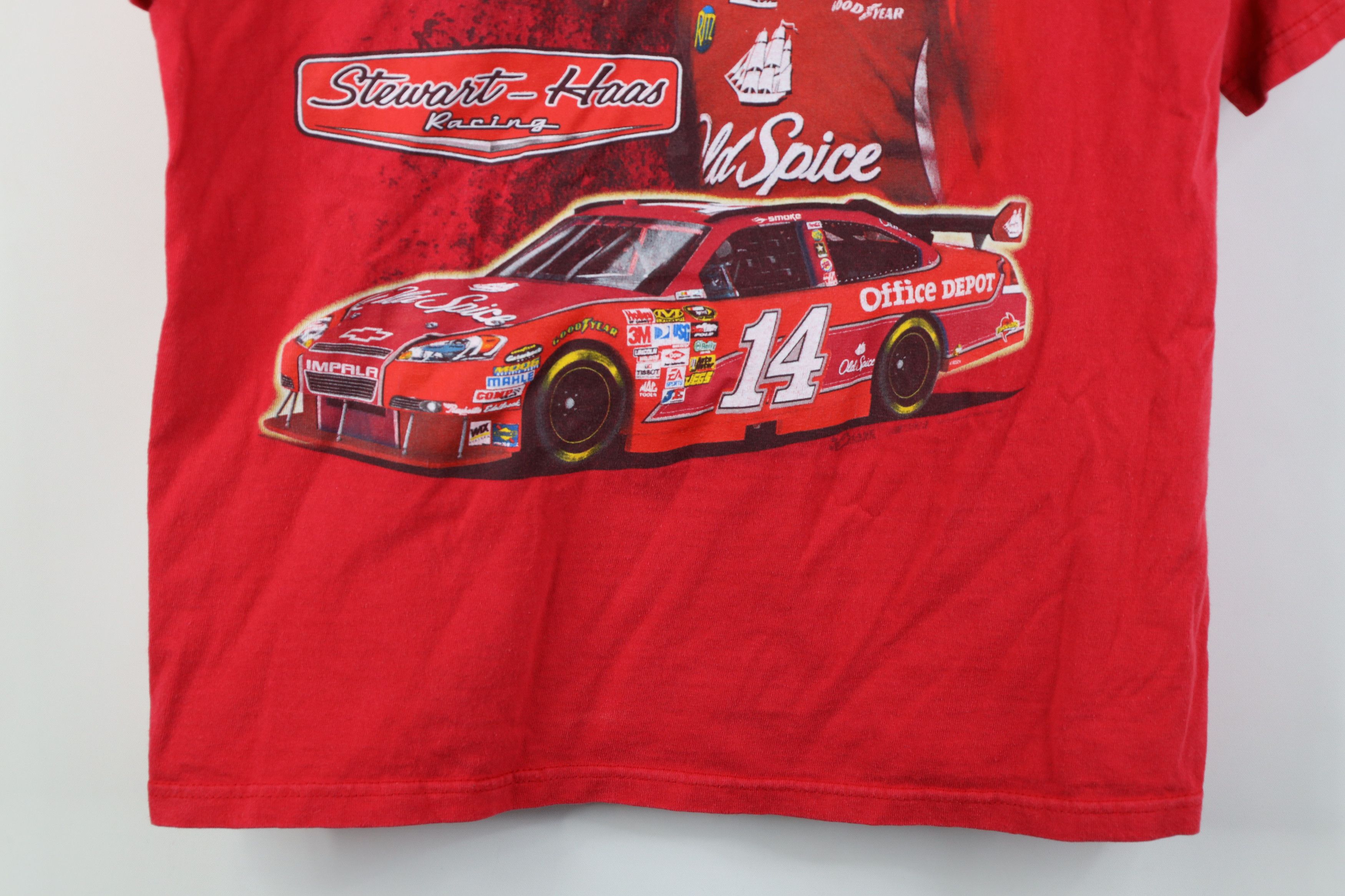 Vintage Vintage Y2K NASCAR Stewart Racing All Over Print T-Shirt Size US M / EU 48-50 / 2 - 14 Thumbnail