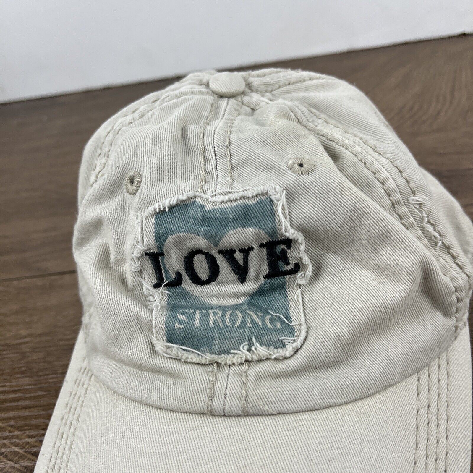 Other Love Strong Hat Love Strong Hat Tan Brown Hat Adjustable Tan Size ONE SIZE - 7 Thumbnail
