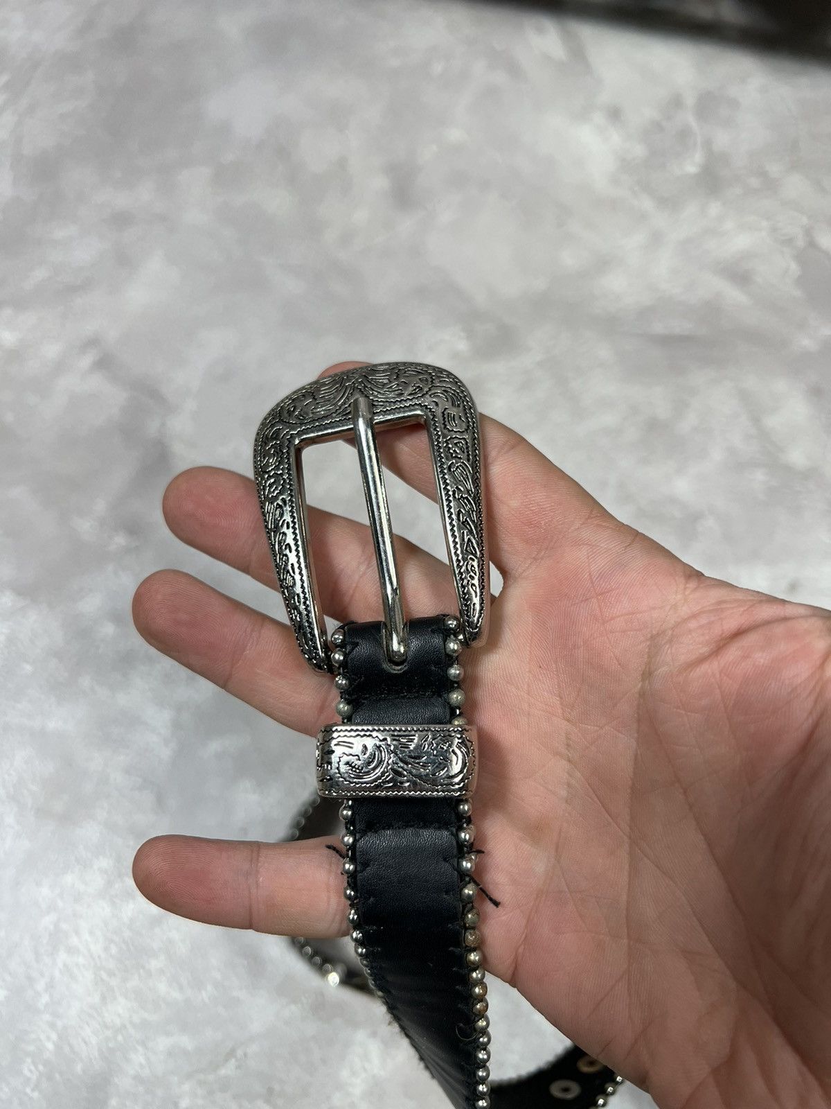 If Six Was Nine × Japanese Brand × Vintage Vintage Diesel Style Metal Punk Belt Size ONE SIZE - 4 Thumbnail