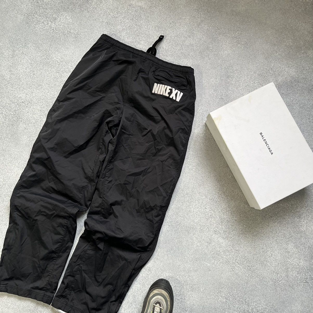 Nike × Vintage Nike vintage nylon pants baggy Size US 34 / EU 50 - 6 Thumbnail