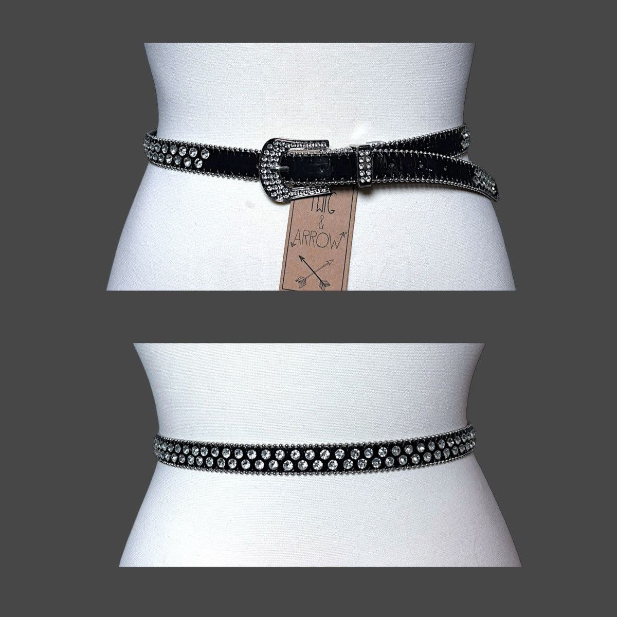 Other Twig and Arrow Women’s Western Style Black Belt Sz L/XL Size ONE SIZE - 12 Thumbnail