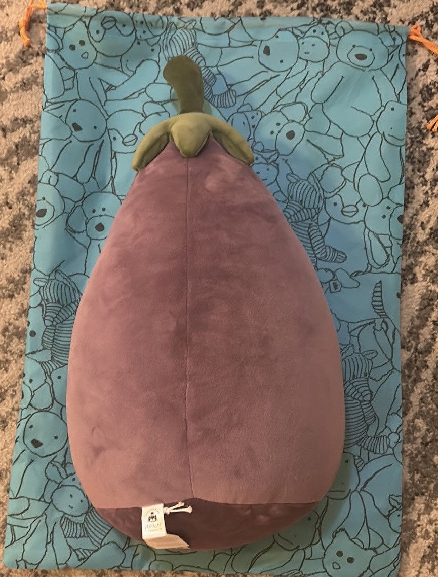 Other Jellycat Vivacious Vegetable Aubergine 15 Inch Height Size ONE SIZE - 2 Thumbnail