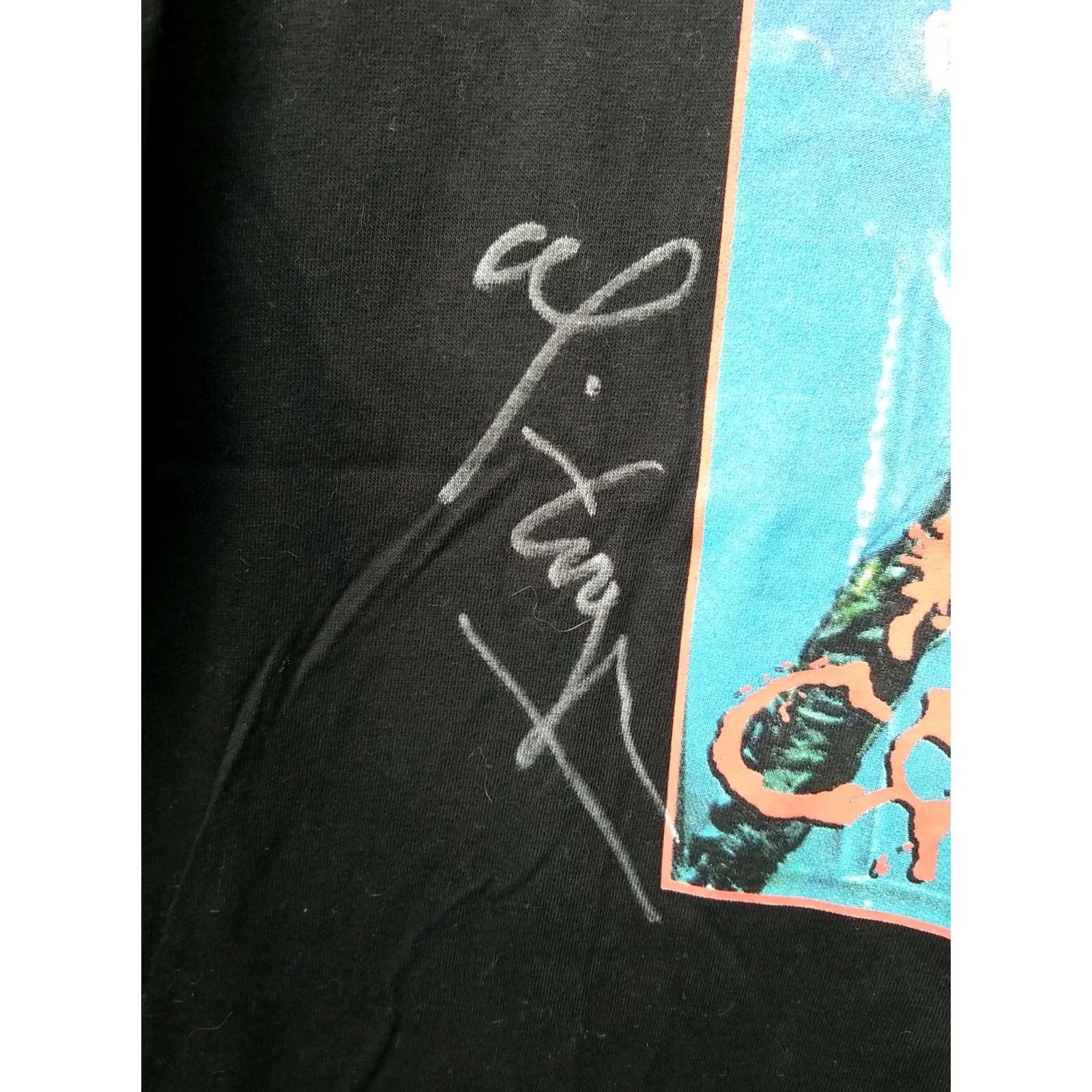 Vintage VINTAGE Alice Cooper Signed Rock N Roll Carnival Tour T-Shirt Size L Black Rock N Roll 1990s Mens Size US L / EU 52-54 / 3 - 2 Thumbnail