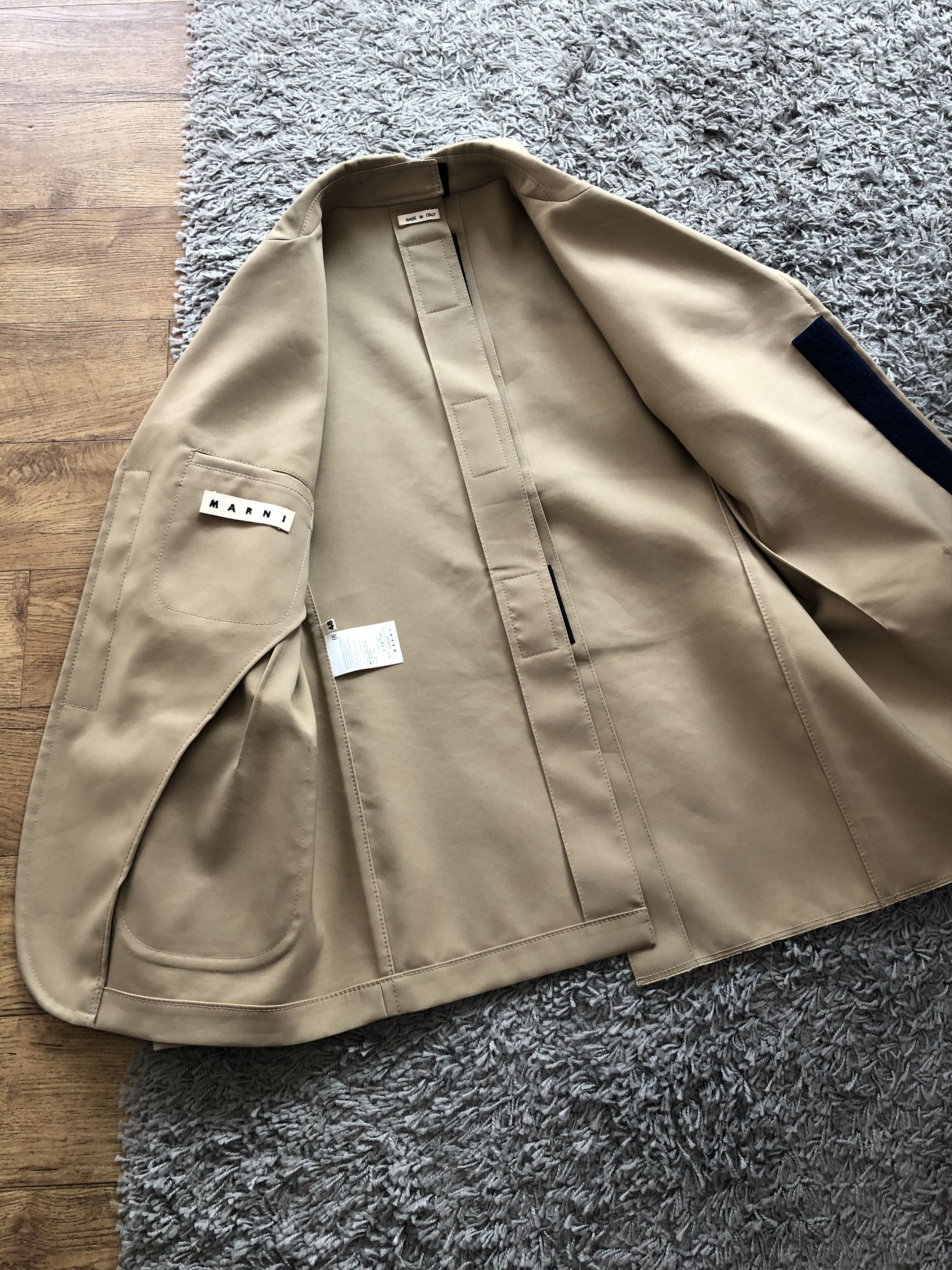 Marni MARNI Velcro Slit Collection Jacket Size 48L - 9 Thumbnail