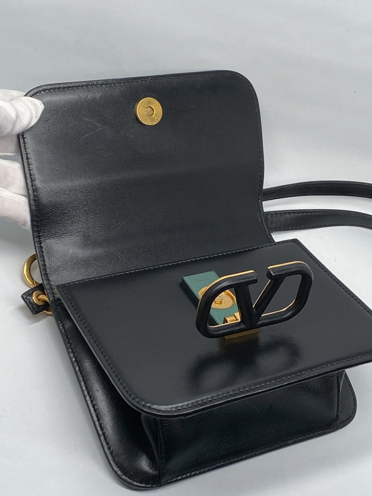 Valentino Valentino Garavani Small VSling Leather Shoulder Bag Size ONE SIZE - 12 Thumbnail
