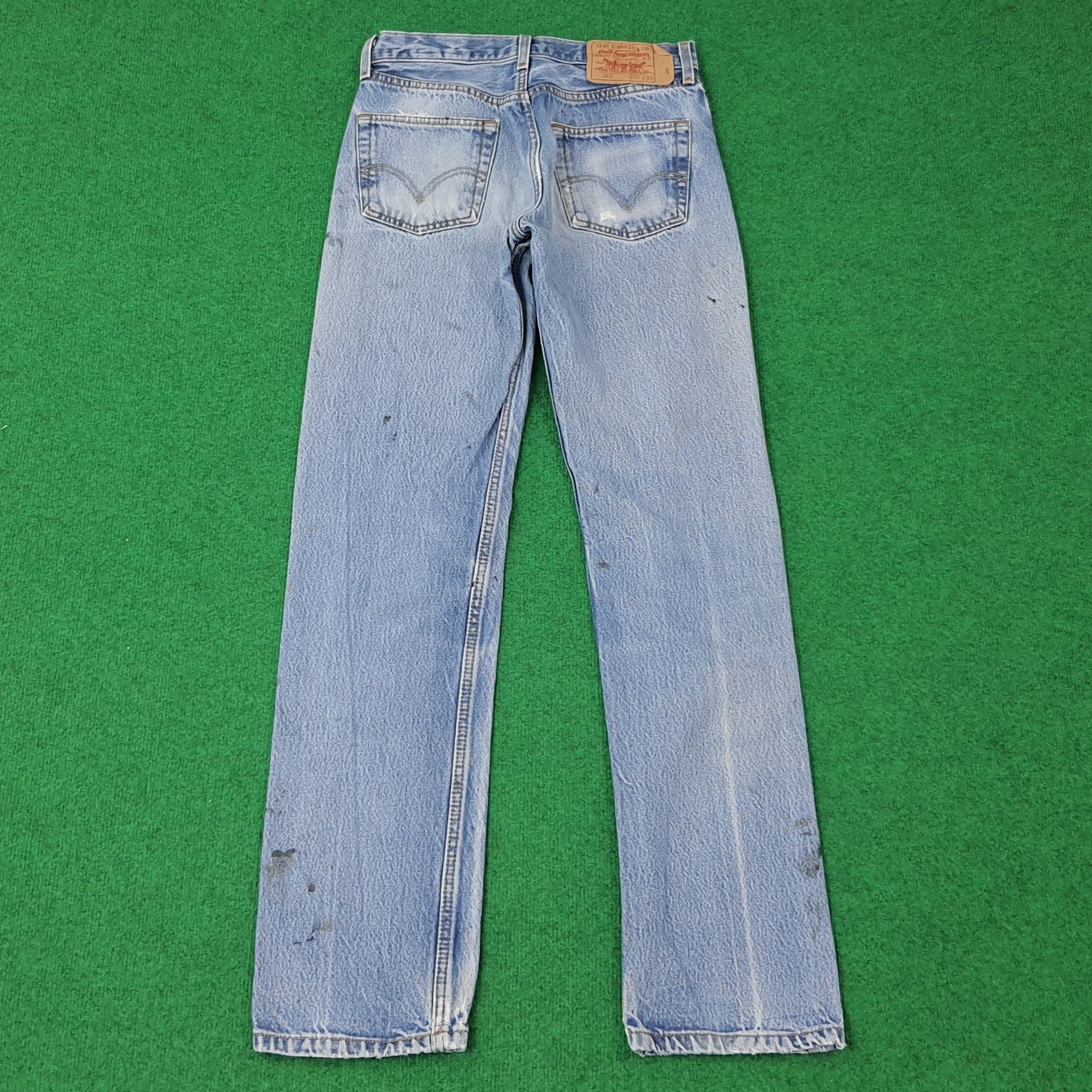 Levi's Vintage Levi's 501 Denim Distressed Paint Jeans C252N10 Size US 28 / EU 44 - 3 Thumbnail