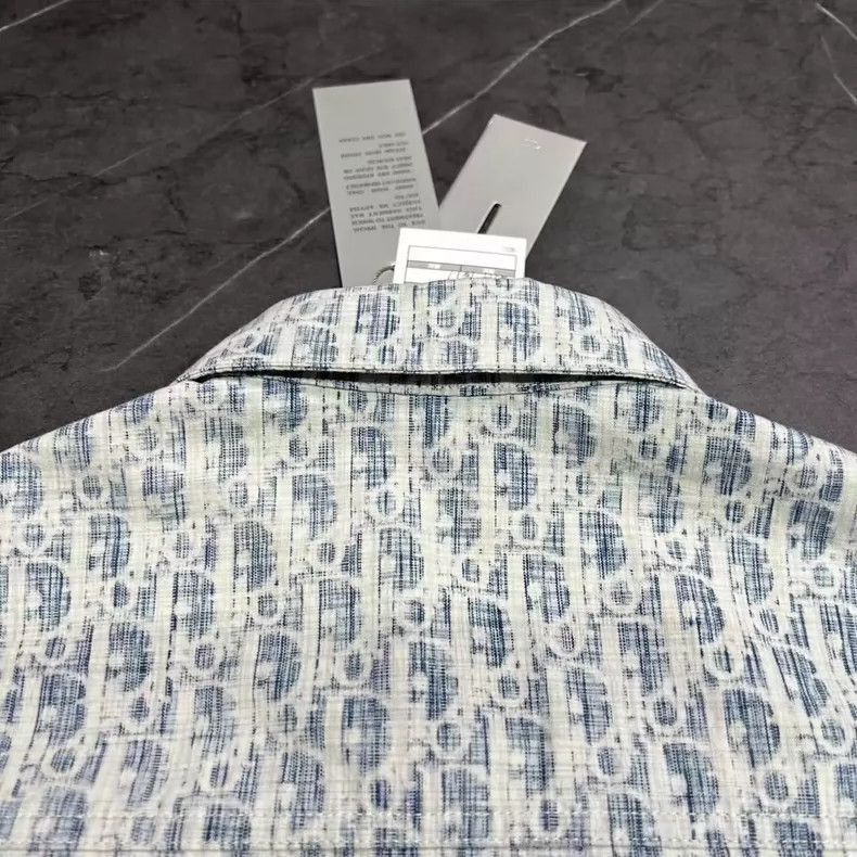 Dior DIOR Logo Printed Denim Shirt Jacket-2505 Size US M / EU 48-50 / 2 - 6 Thumbnail