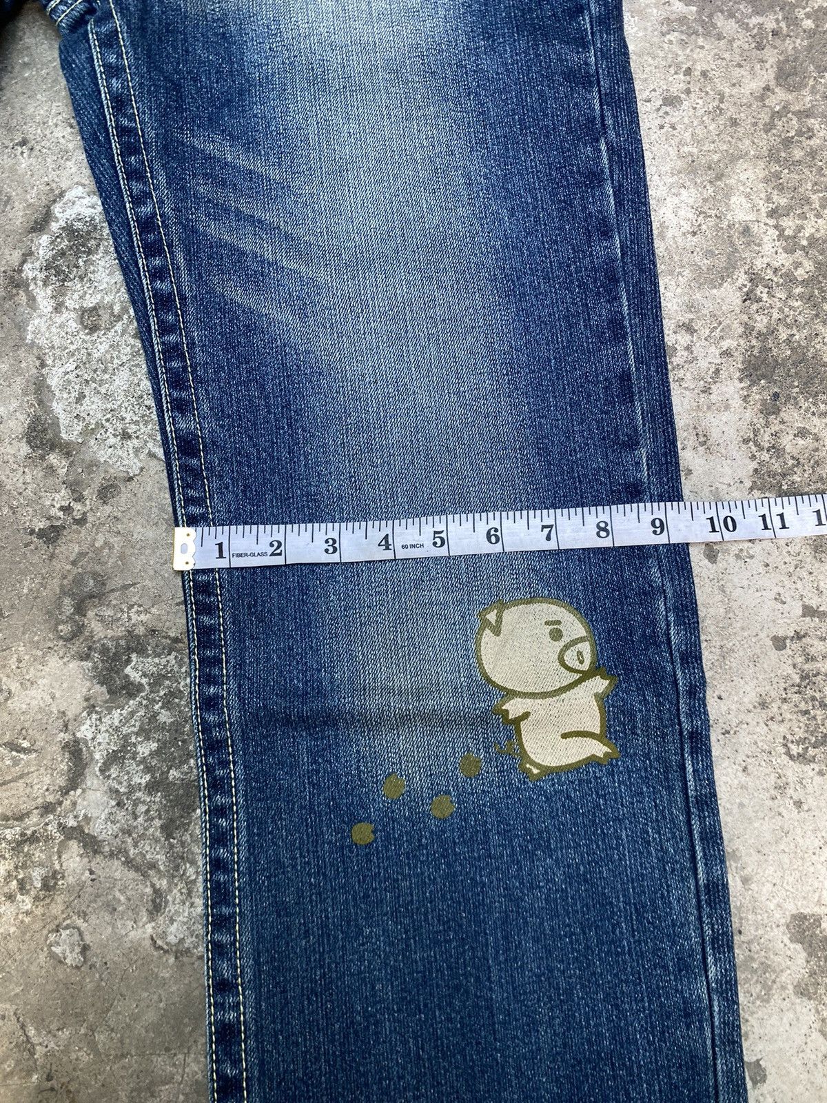 Japanese Brand Japanese Brand Buden Shouten Pig Graphic Printed Denim Pants Size US 31 - 11 Thumbnail