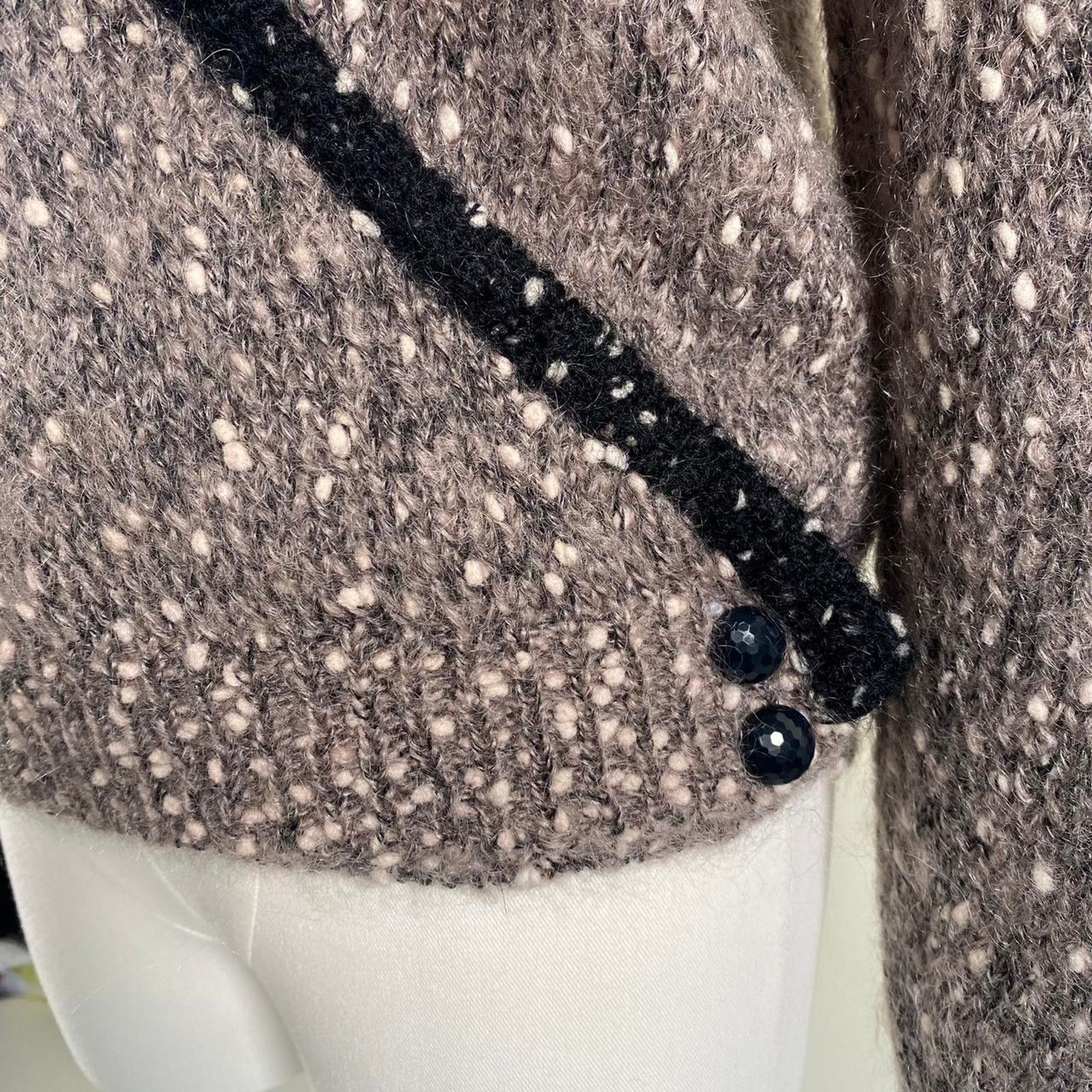 Other Vintage mohair wrap cardigan Size M / US 6-8 / IT 42-44 - 4 Thumbnail