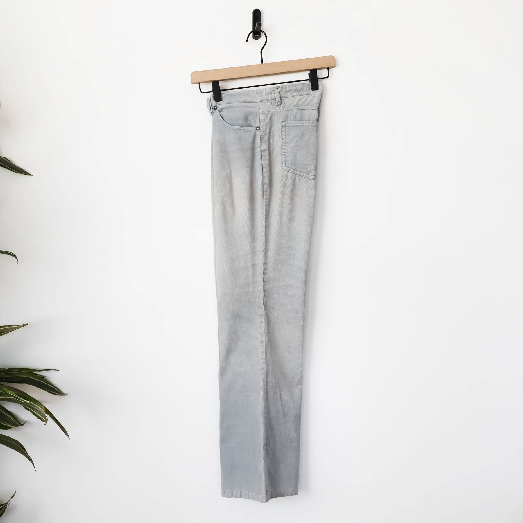 Vintage VTG Max Studio Distressed Boot Cut Flare Corduroy Jeans Size 32" / US 10 / IT 46 - 6 Thumbnail