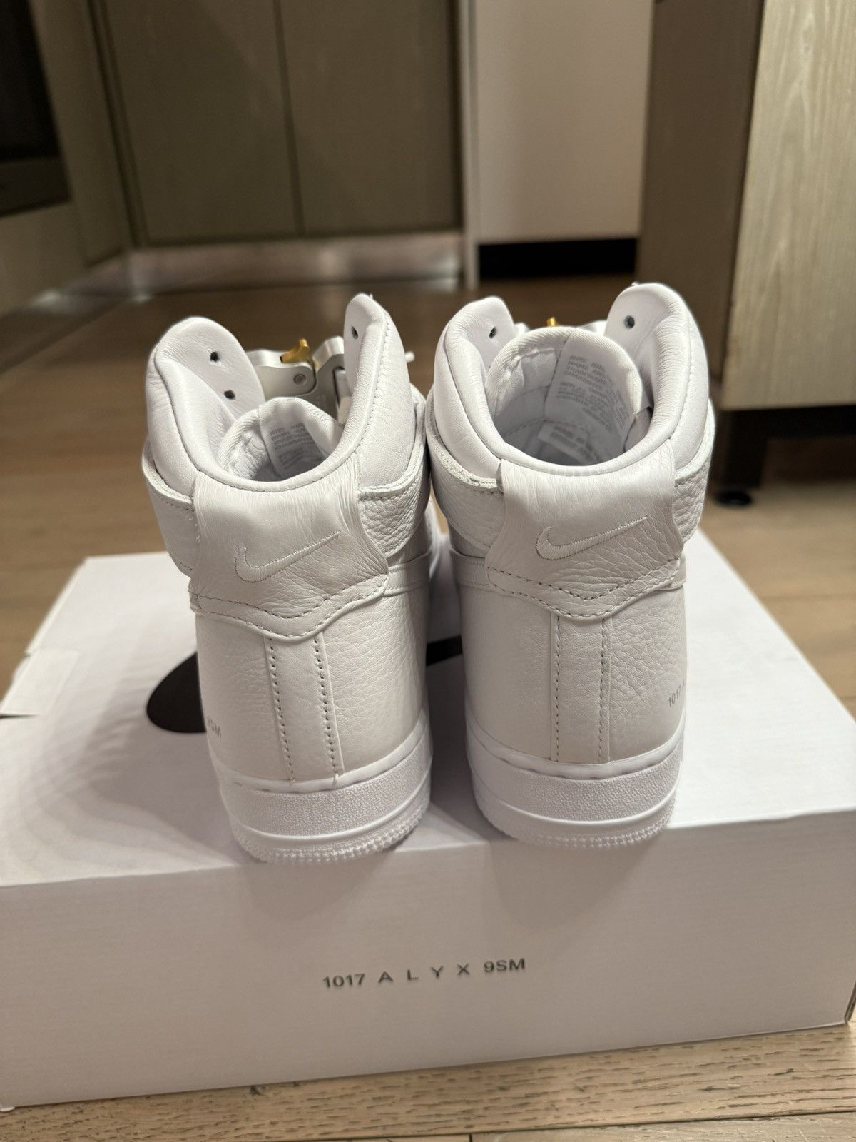 Nike Alyx air force 1 high top white Size US 8.5 / EU 41-42 - 3 Thumbnail