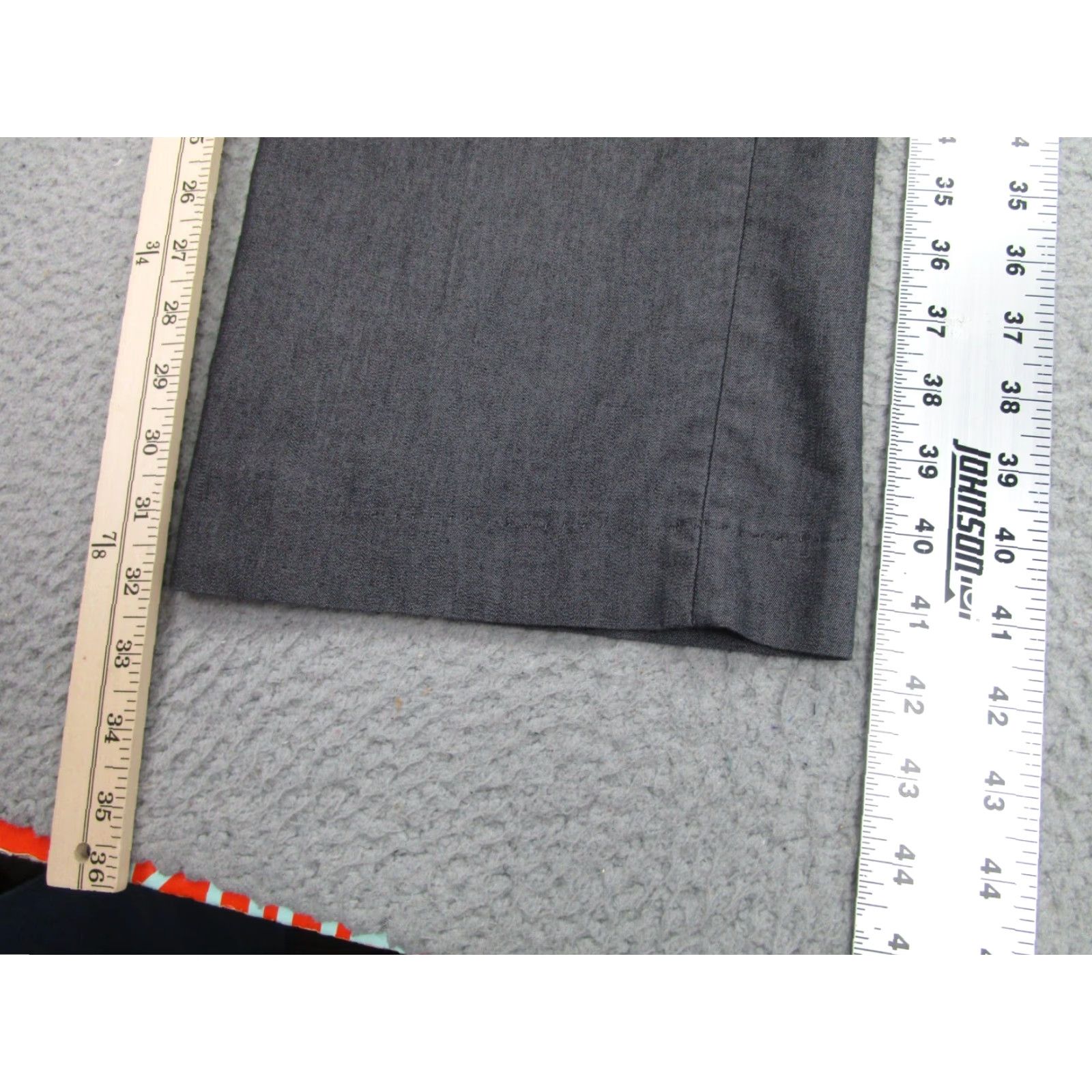 Vintage DaVinci Pants Mens 38x32 gray Straight Formal Rockabilly Vintage Preppy Golfer Size US 38 / EU 54 - 2 Thumbnail