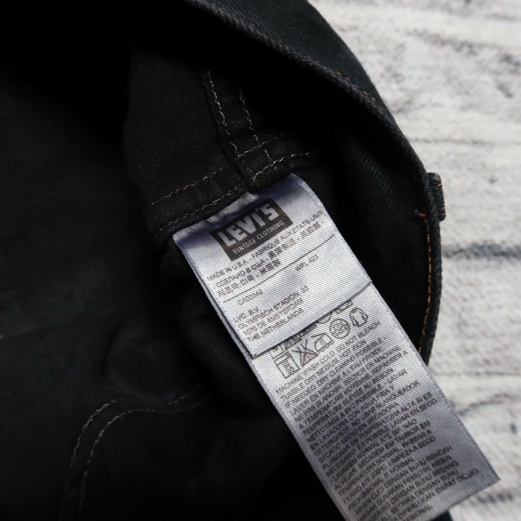 Levi's VINTAGE Levi's LVC 606 Denim Jeans Mens Regular Black 34x29 Made in USA Jeans Size US 34 / EU 50 - 6 Thumbnail