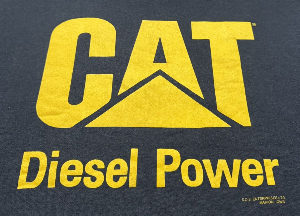 Caterpillar Vintage 80’s CAT Caterpillar Big Logo Made in USA Size US M / EU 48-50 / 2 - 3 Thumbnail
