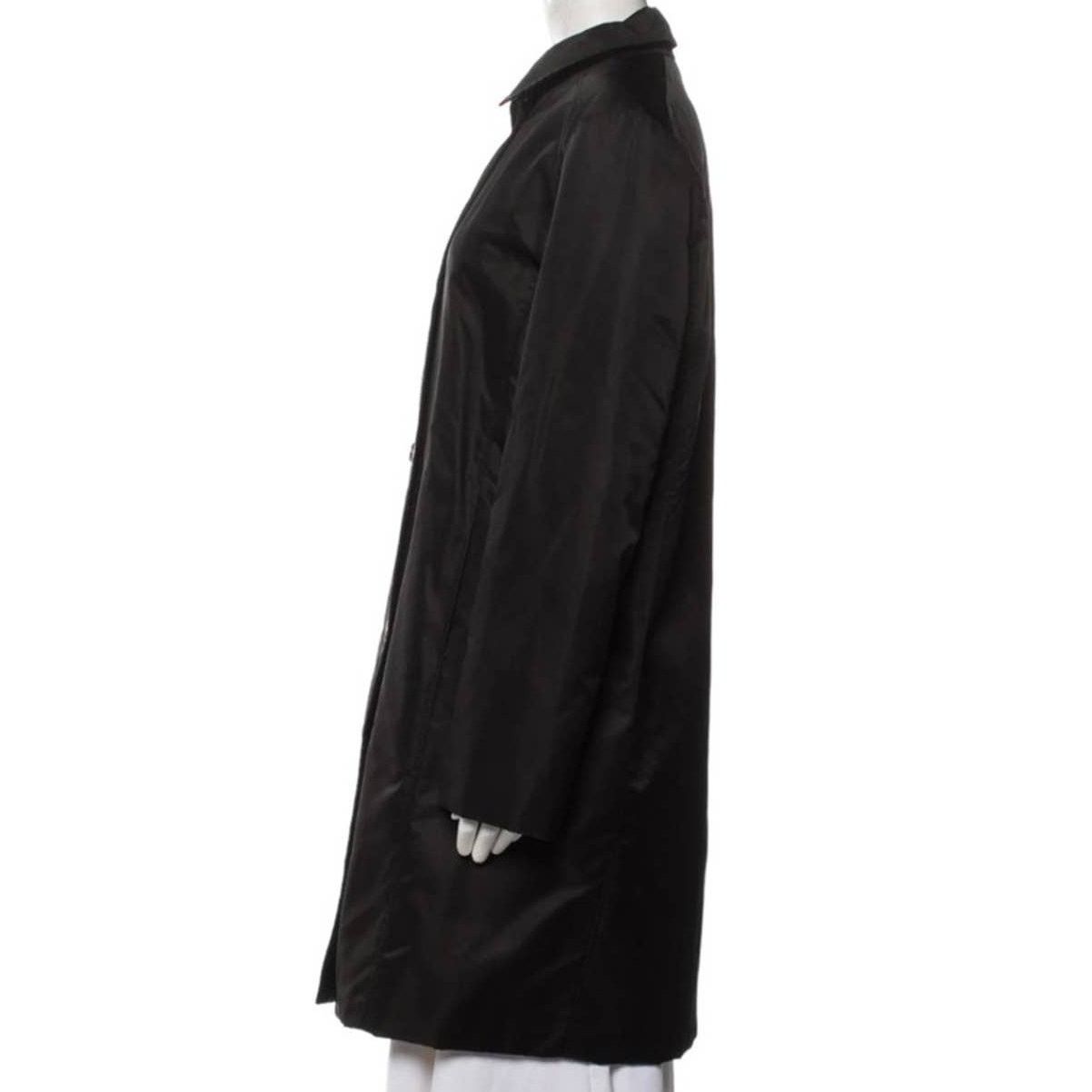 Max Mara 'S MAX MARA Black Trench Coat, Medium/US6 Size M / US 6-8 / IT 42-44 - 5 Thumbnail