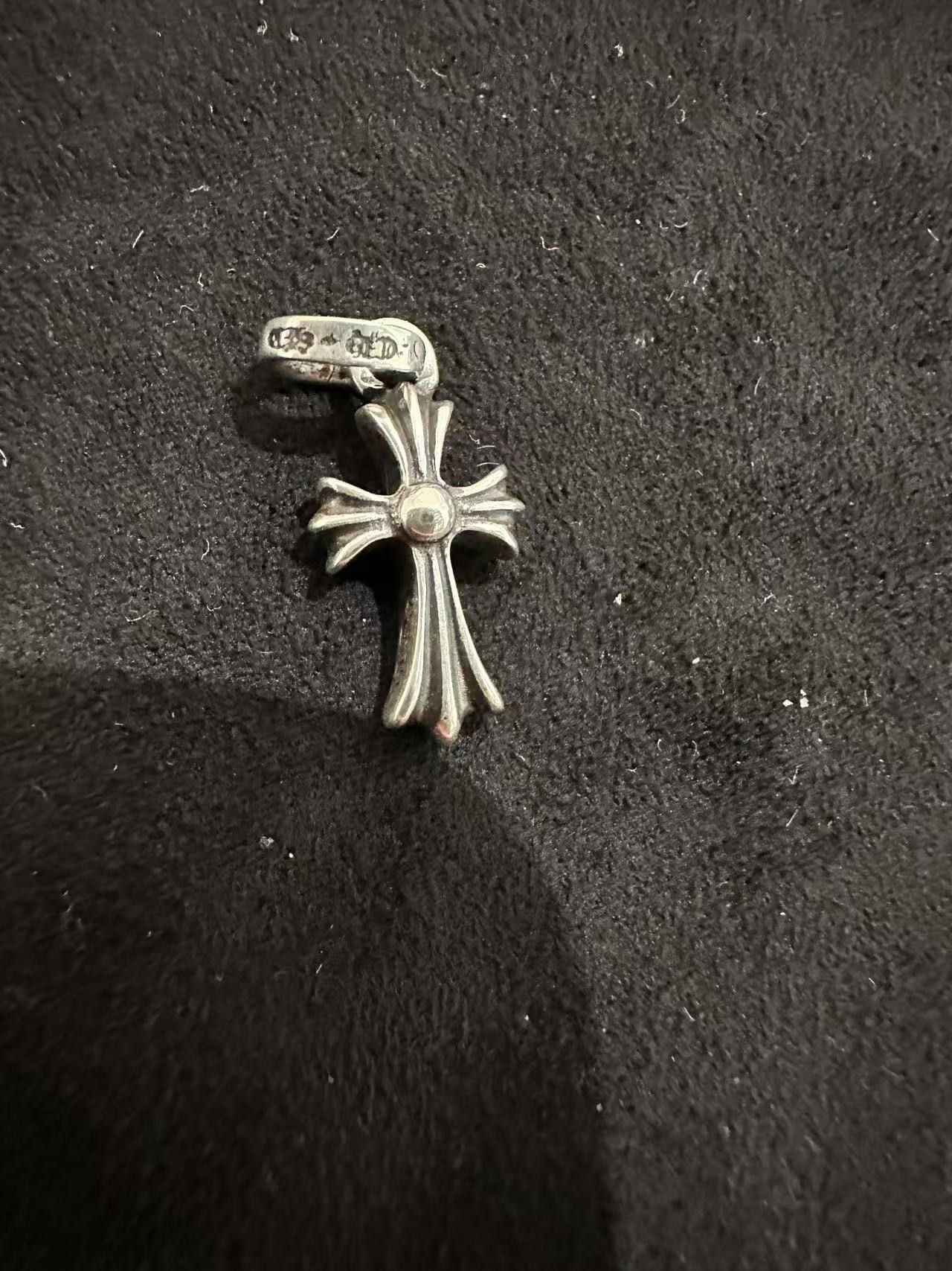 Chrome Hearts Chrome Hearts Silver Diamonds Babyfat Cross Charm Pendant Size ONE SIZE - 6 Thumbnail