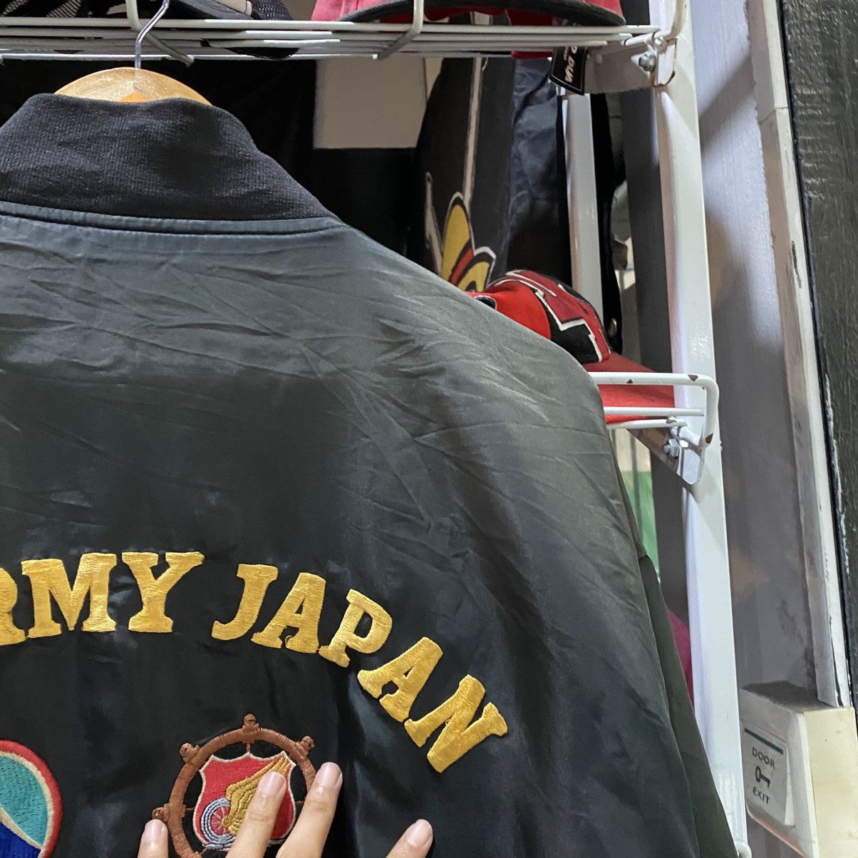 Japanese Brand .U.S .ARMY JAPAN BY CAMP ZAMA K.FUJIWARA BOMBER JACKETS Size US L / EU 52-54 / 3 - 9 Thumbnail