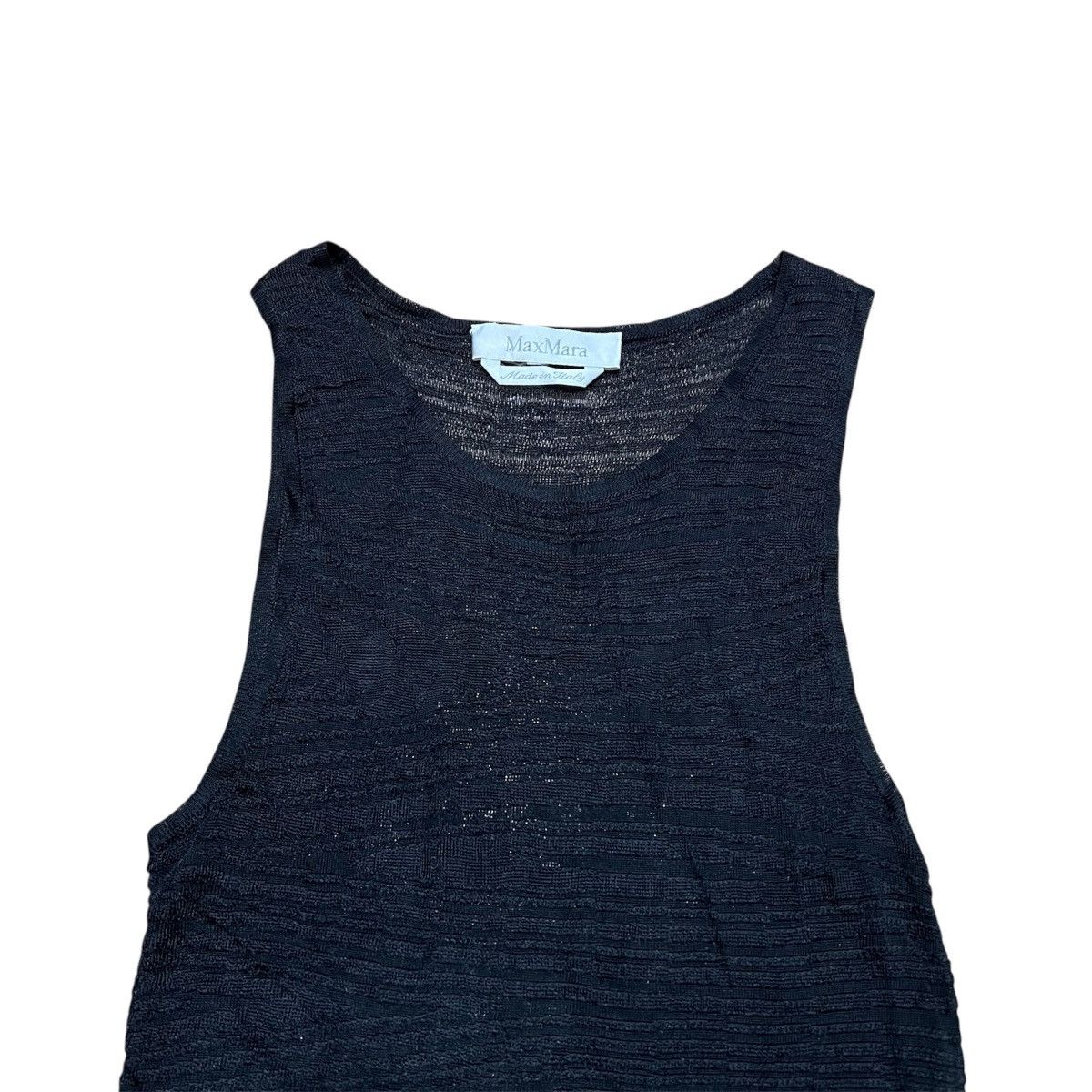 Max Mara MAX MARA KNITTING YARN STRICKGARM TANK TOP Size L / US 10 / IT 46 - 3 Thumbnail