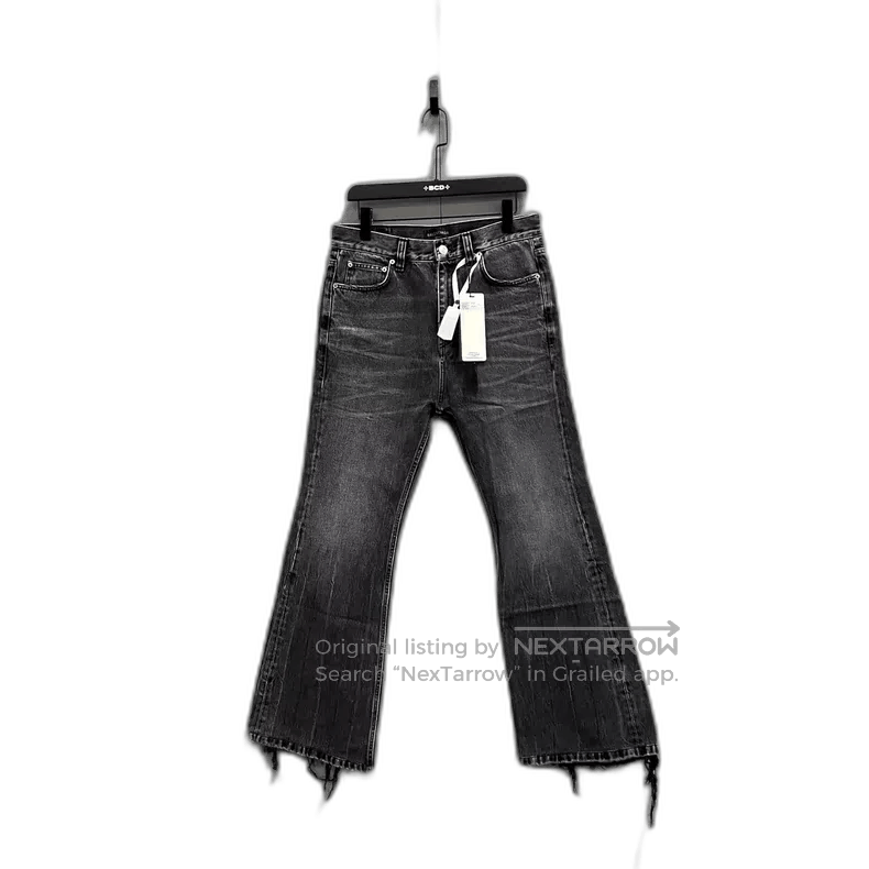 Balenciaga Balenciaga Washed Denim Flared Pants XS Size. Size US 26 / EU 42 - 1 Thumbnail