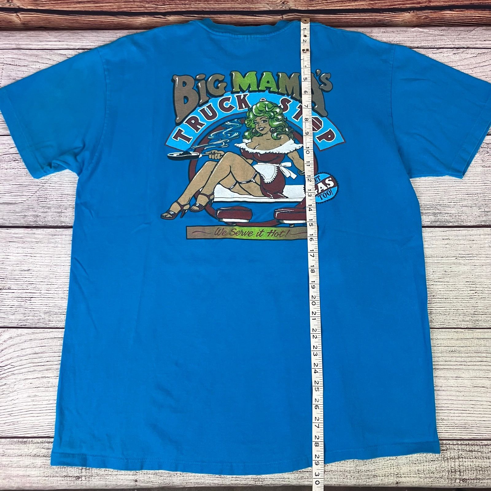 Vintage Vintage 1986 Big Mama's Truck Stop Single Stitch T-shirt Size US XL / EU 56 / 4 - 7 Thumbnail