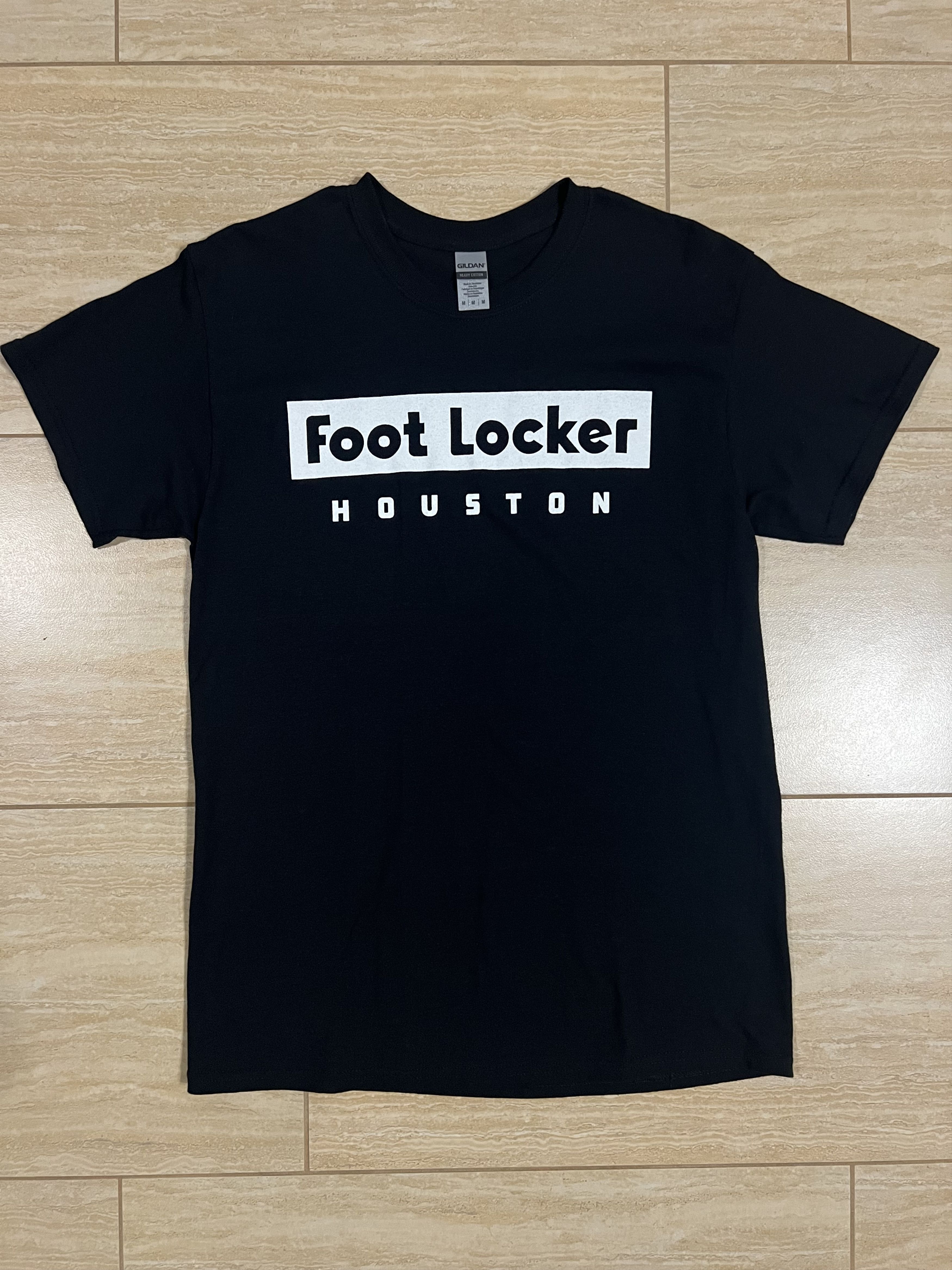 Foot Locker Foot Locker Houston T-Shirt Black Short Sleeve Graphic Tee Size US M / EU 48-50 / 2 - 1 Thumbnail