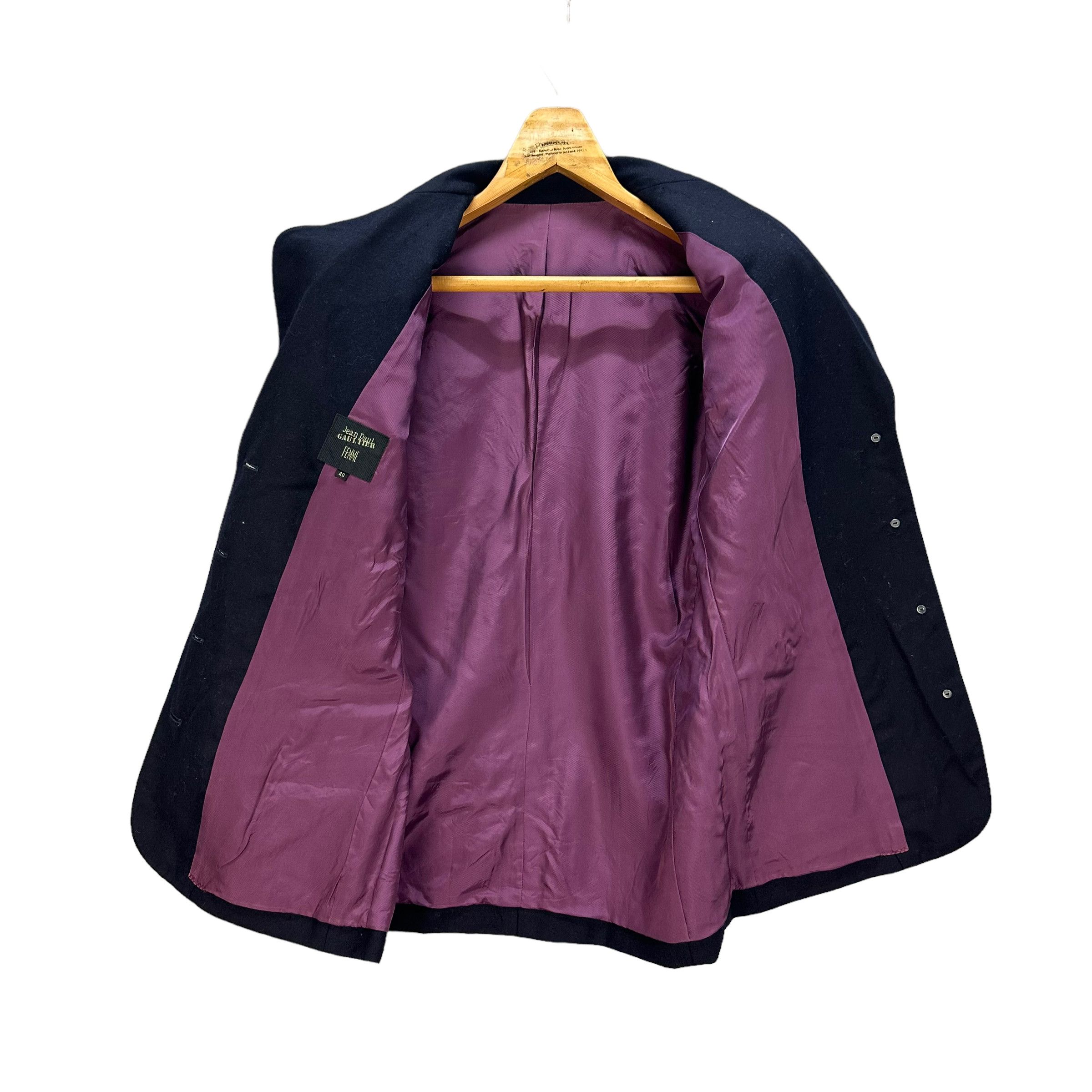 Jean Paul Gaultier JEAN PAUL GAULTIER FEMME SUIT JACKET #7987-195 Size M / US 6-8 / IT 42-44 - 7 Thumbnail