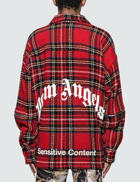 Palm Angels Palm Angel Check Wool Jacket Size US XXS / EU 40 - 10 Thumbnail