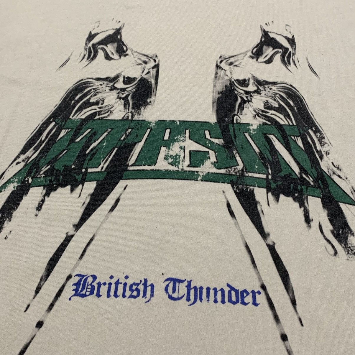 Represent Clo. Represent XS British Thunder Vintage White Tee Size US XS / EU 42 / 0 - 3 Thumbnail