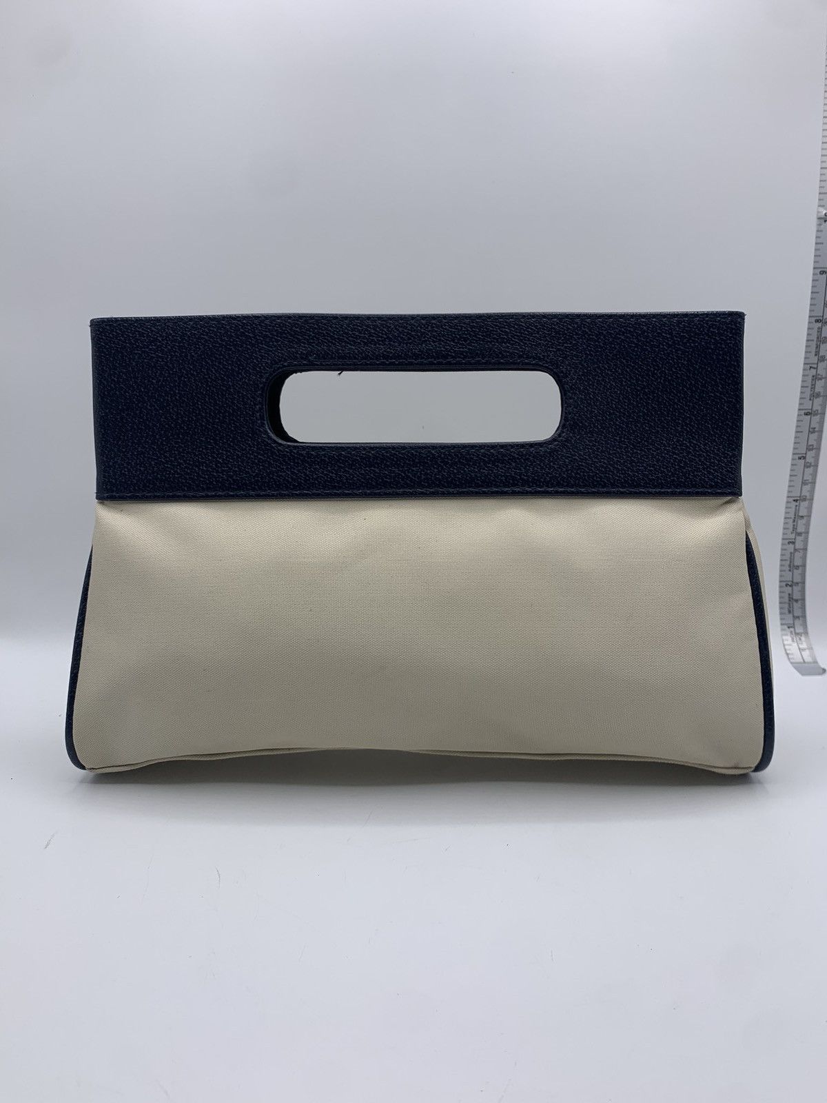 Other Cream and navy clutch bag Size ONE SIZE - 1 Thumbnail