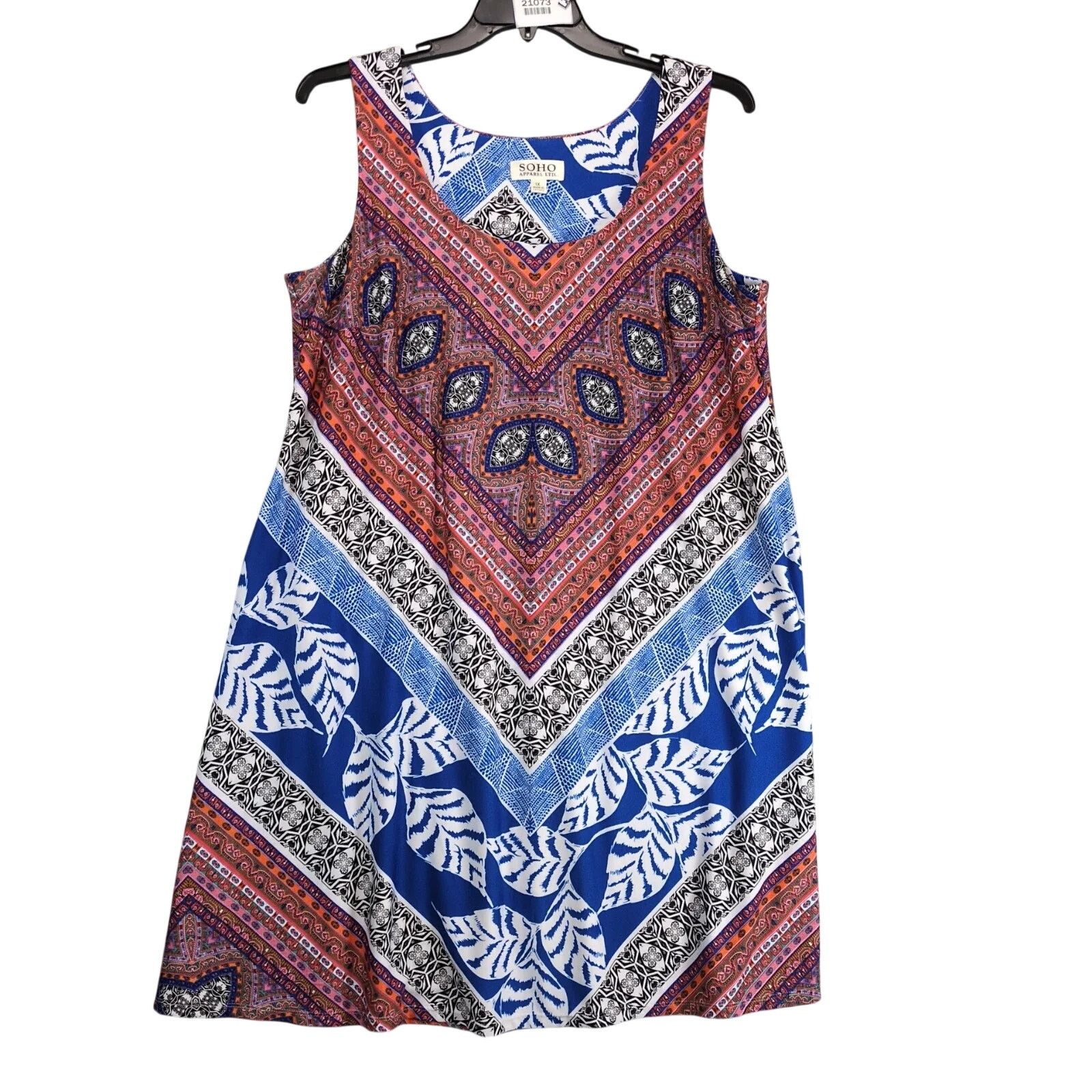 Other Soho Apparel A-Line Sleeveless Tank Dress Plus Size 1X Flowy Size XL / US 12-14 / IT 48-50 - 1 Thumbnail