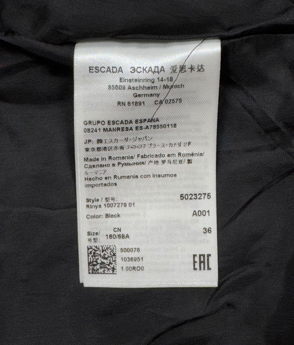 Escada × Escada Sport Escada Sport Rinya Skirt Woven Acrylic size DE36 IT42 Size 28" / US 6 / IT 42 - 13 Thumbnail