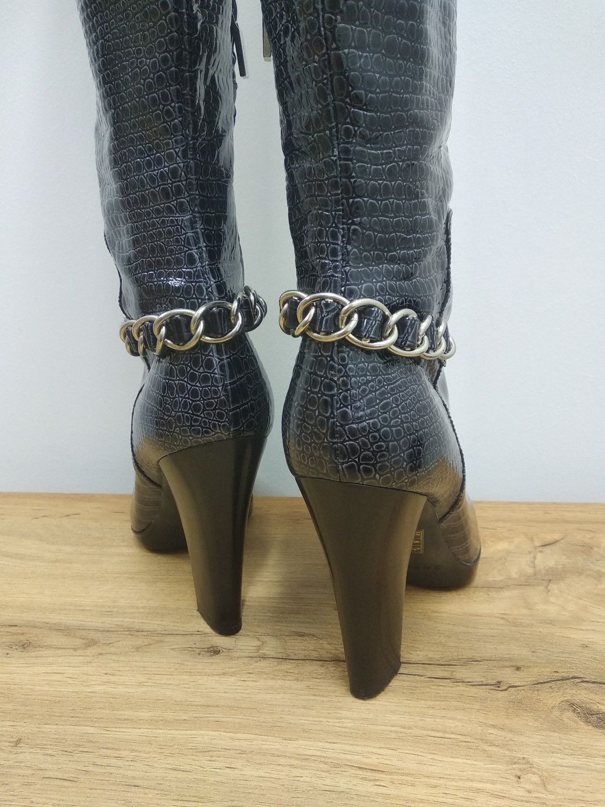 Casadei × Casedei Casadei High Boots Size 39 Italy Leather Luxury Style Size US 9 / IT 39 - 2 Thumbnail